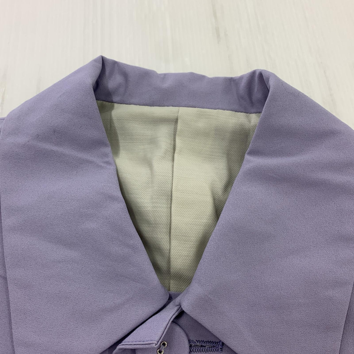 その他アウター BUTTON JACKET 紫 (1) 1 パープル