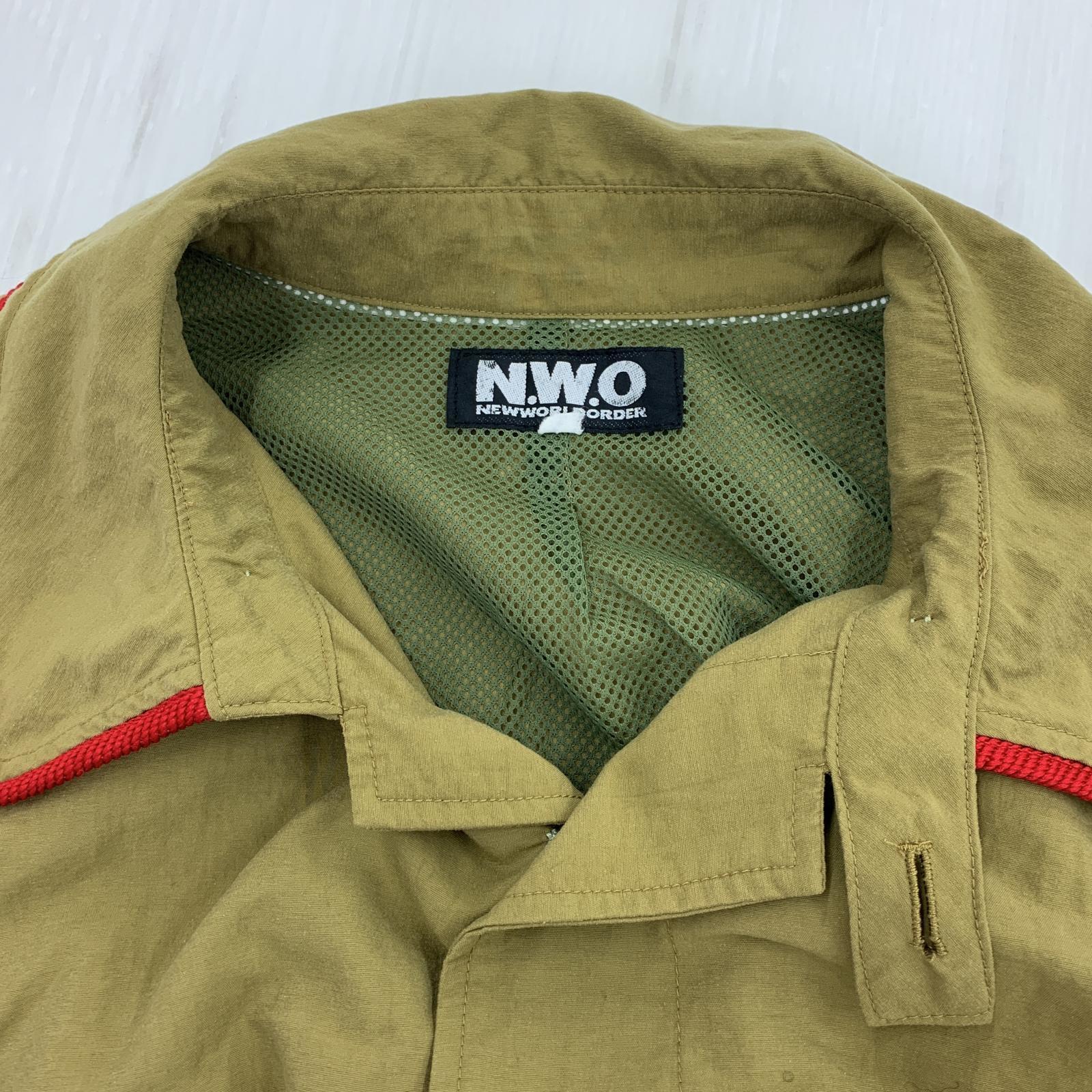 その他アウター 90s NEW WORLD ORDER 裏地メッシュ ナイロンカバーオール L カーキ L カーキ