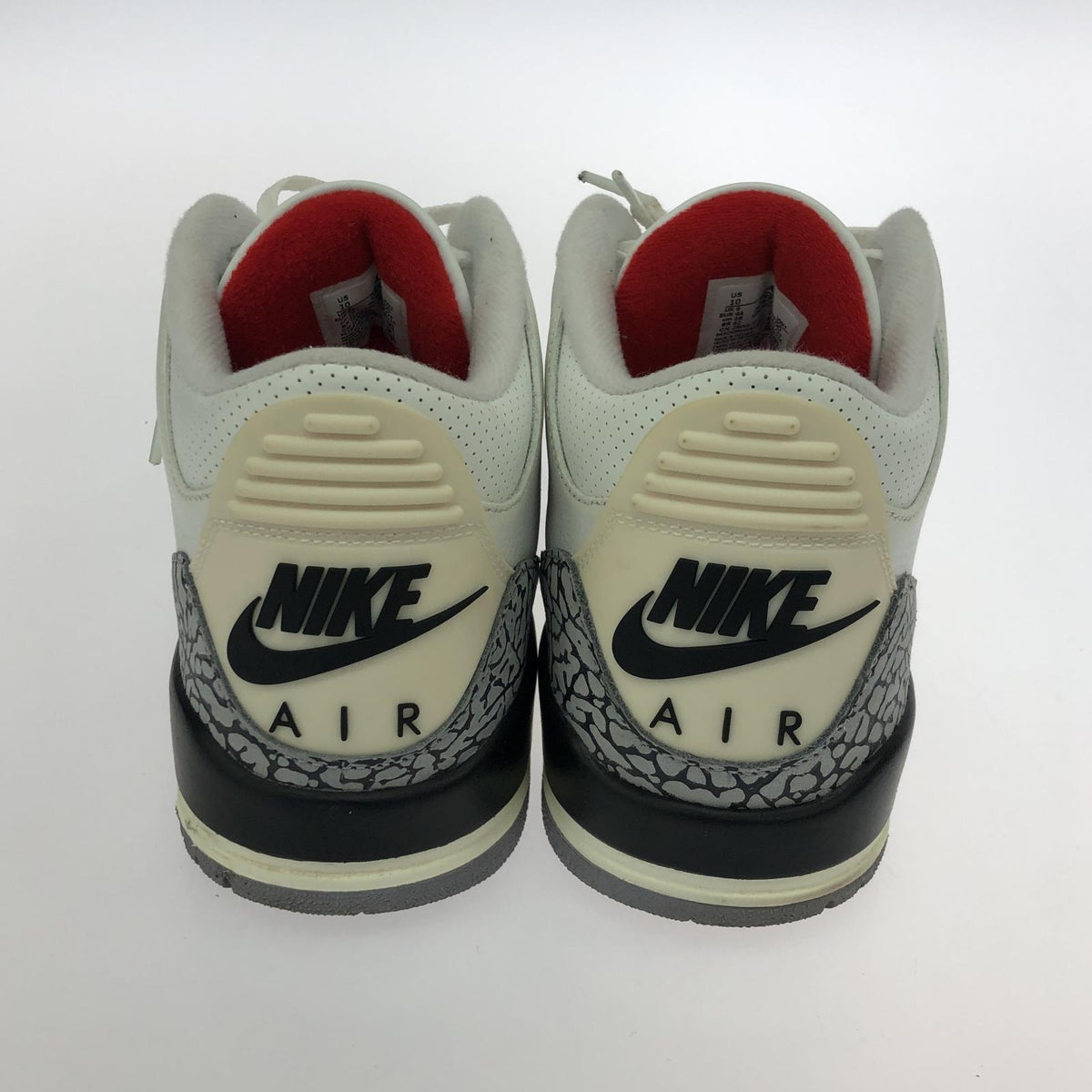 スニーカー NIKE Air Jordan 3 Retro White Cement Reimagin 28cm 28cm (US10 UK9 1/2 EU46) ホワイト