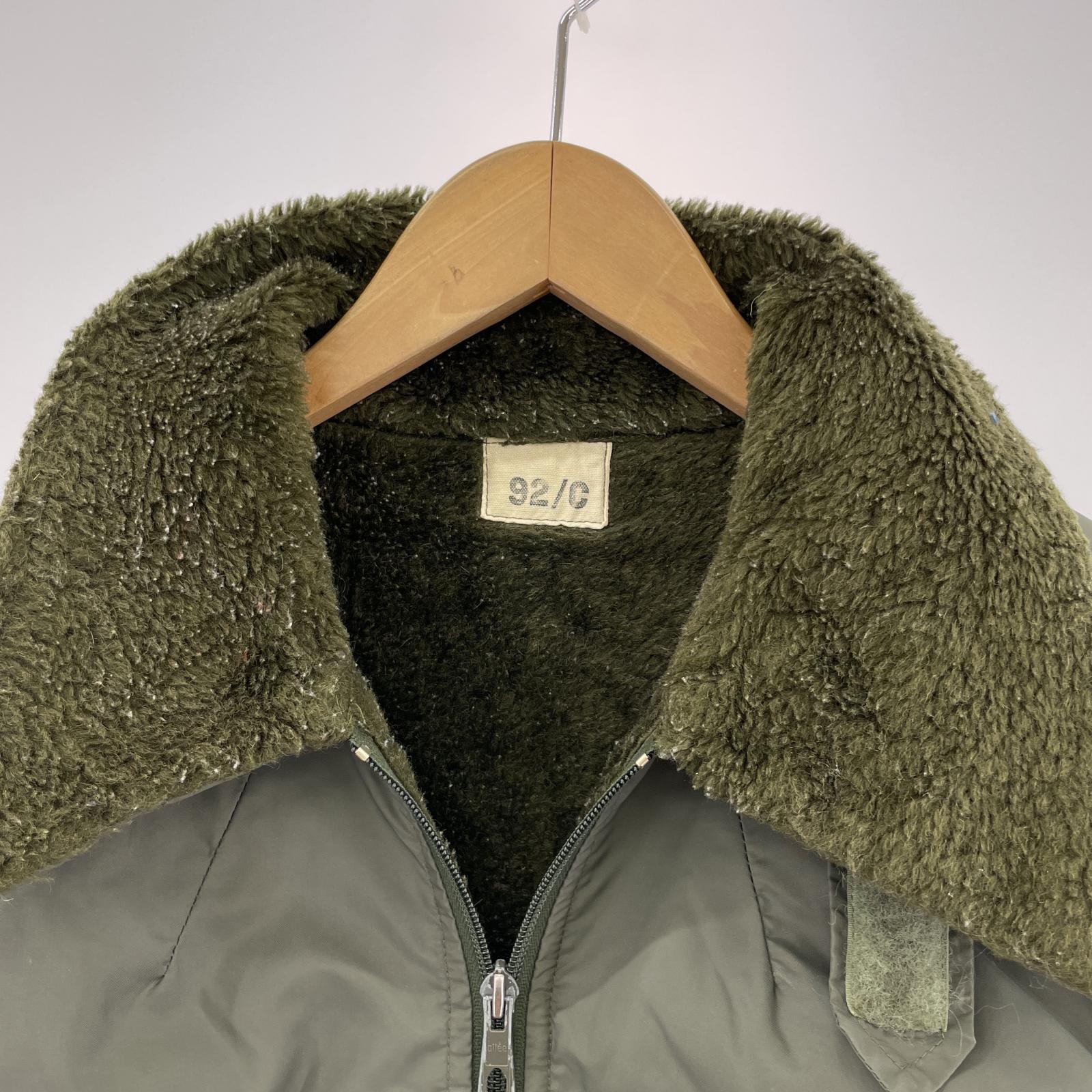 その他アウター 80s ﾌﾗﾝｽ軍 armee francaise 裏ﾎﾞｱｼﾞｬｹｯﾄ 92/C ｶｰｷ カーキ