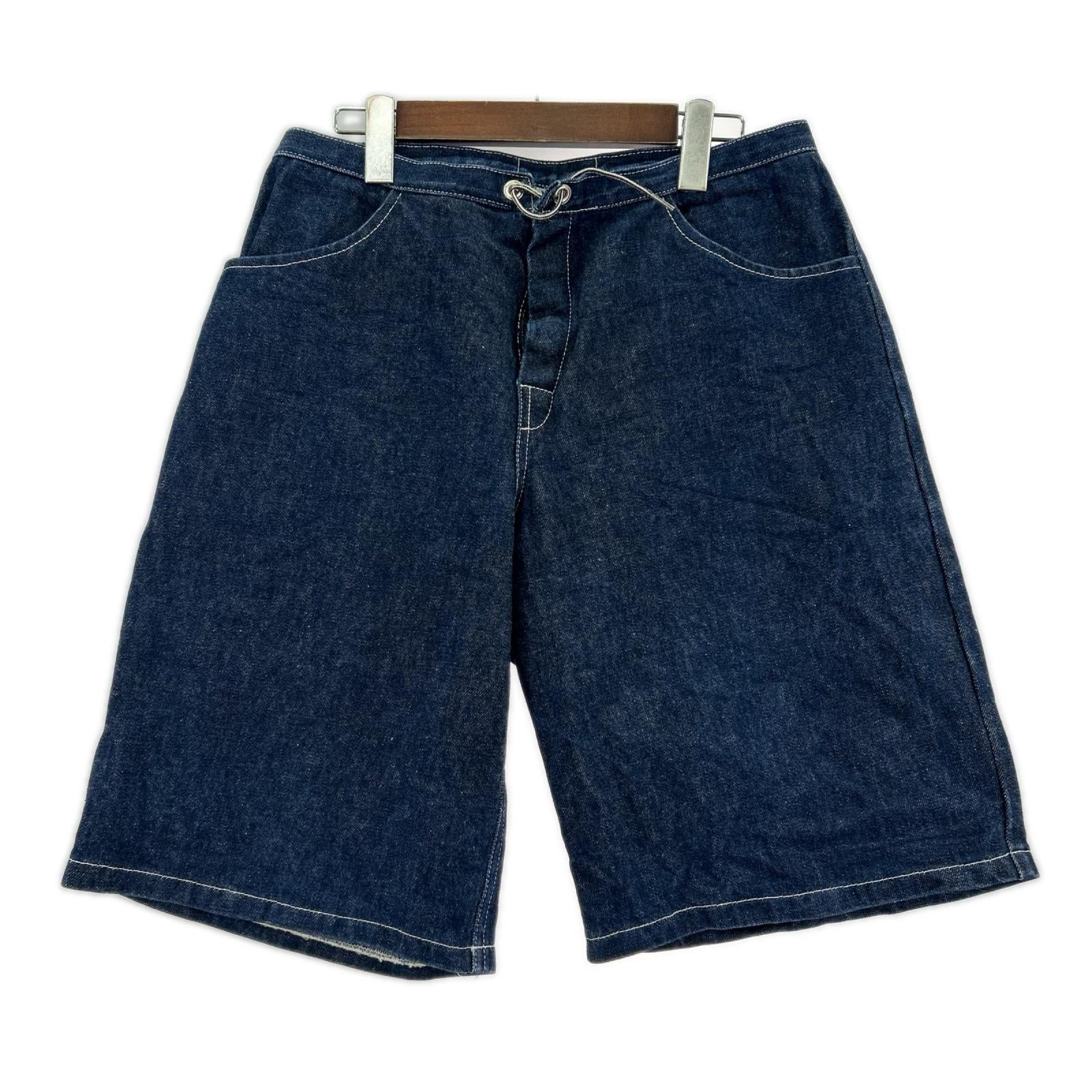 その他ボトムス 80s~ BIRDWELL ﾃﾞﾆﾑｼｮｰﾄﾊﾟﾝﾂ ｲﾝﾃﾞｨｺﾞ