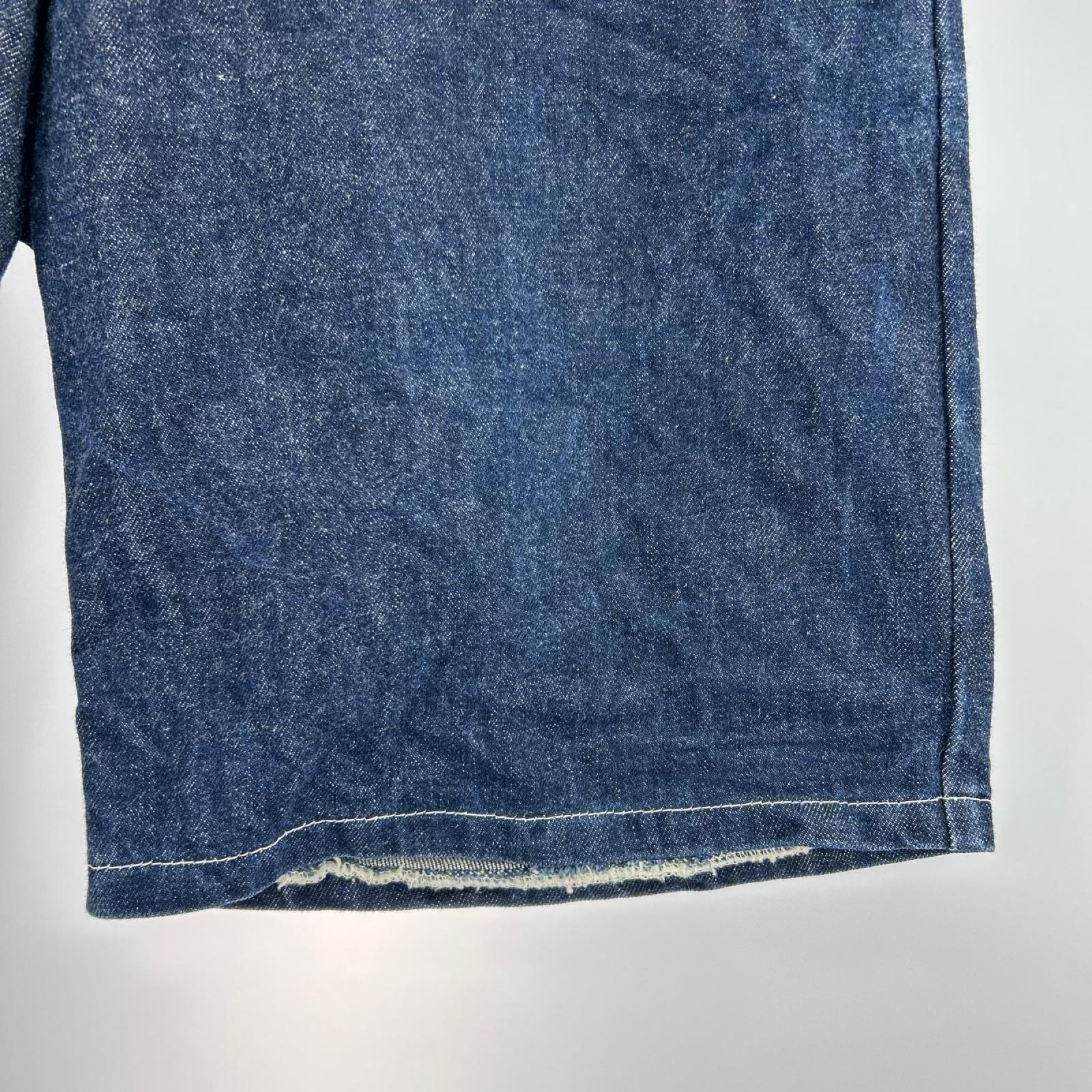 その他ボトムス 80s~ BIRDWELL ﾃﾞﾆﾑｼｮｰﾄﾊﾟﾝﾂ ｲﾝﾃﾞｨｺﾞ