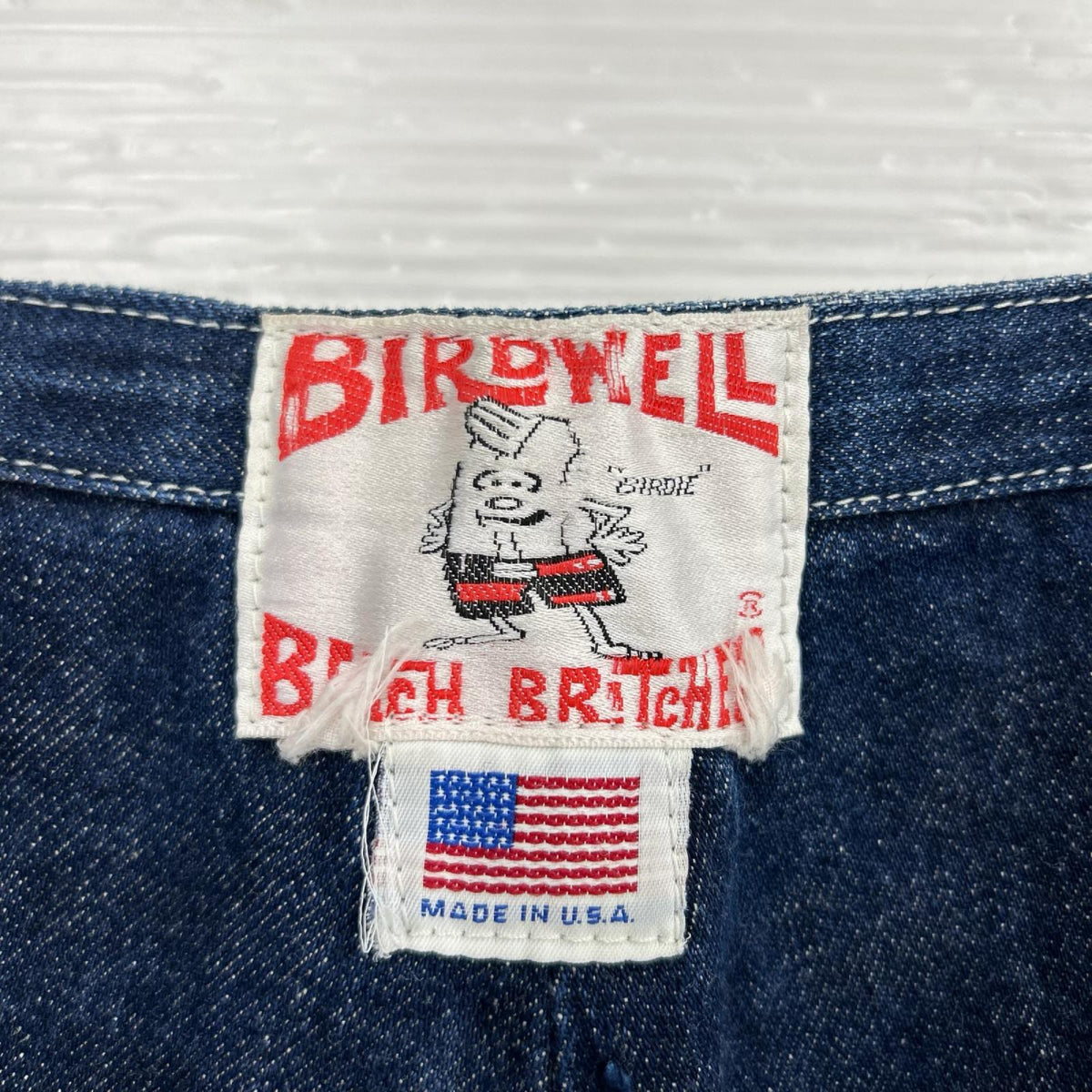 その他ボトムス 80s~ BIRDWELL ﾃﾞﾆﾑｼｮｰﾄﾊﾟﾝﾂ ｲﾝﾃﾞｨｺﾞ