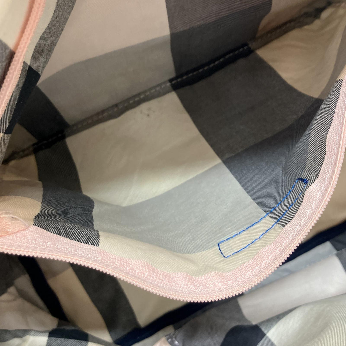 その他バッグ BLUE LABEL CRESTBRIDGE リボン ナイロントートバッグ ネイビー