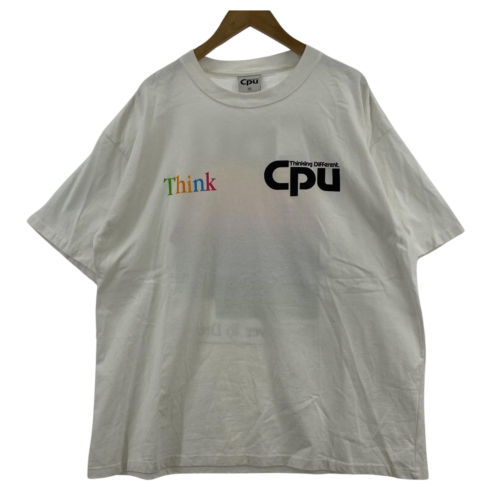 その他トップス Thinking Different CPU プリントTee XL ホワイト ホワイト