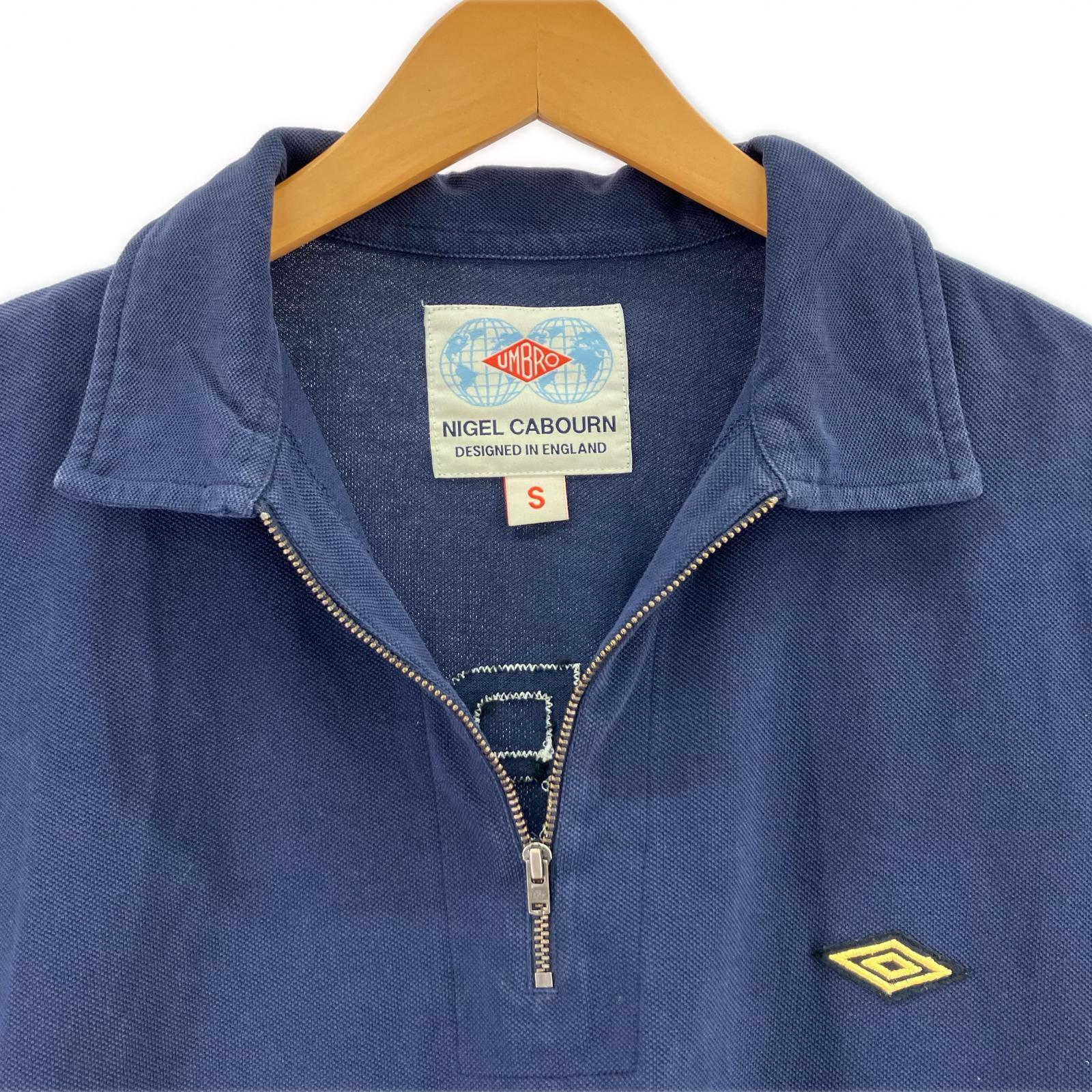 その他トップス Nigel Cabourn×Umbro ハーフジップポ S ネイビー