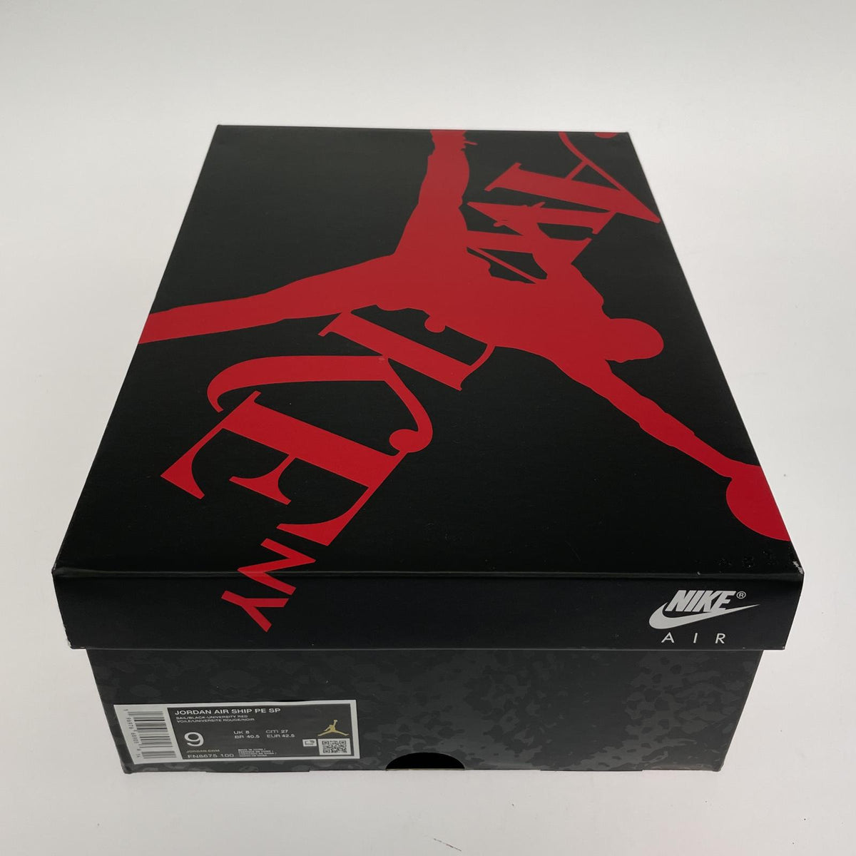 スニーカー NIKE Jordan Air Ship SP University Red FN8675-100 (27) 27cm (US9 UK8 1/2 EU44) ホワイト