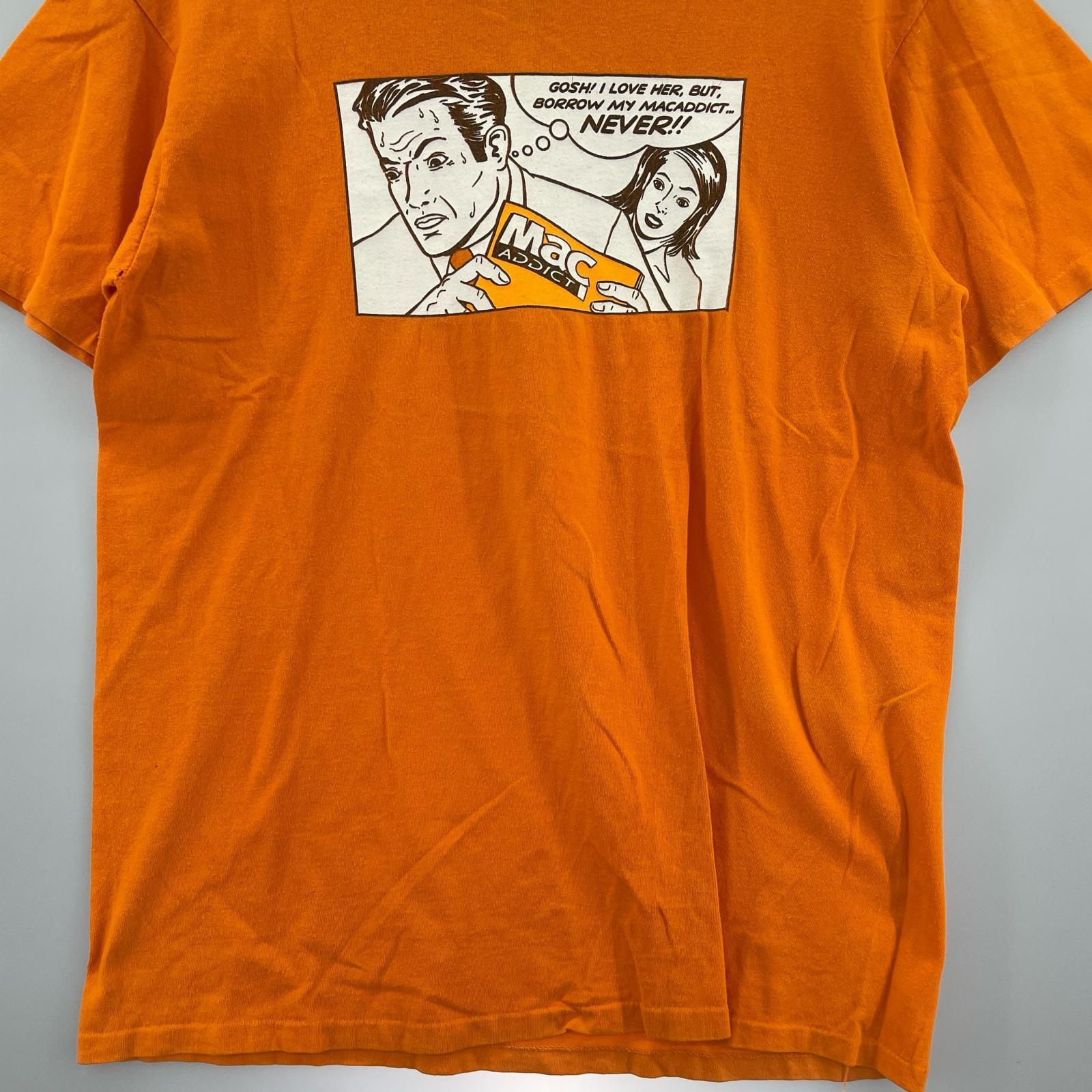 半袖Ｔシャツ 90s ONEITA american comic tee M ORG M オレンジ