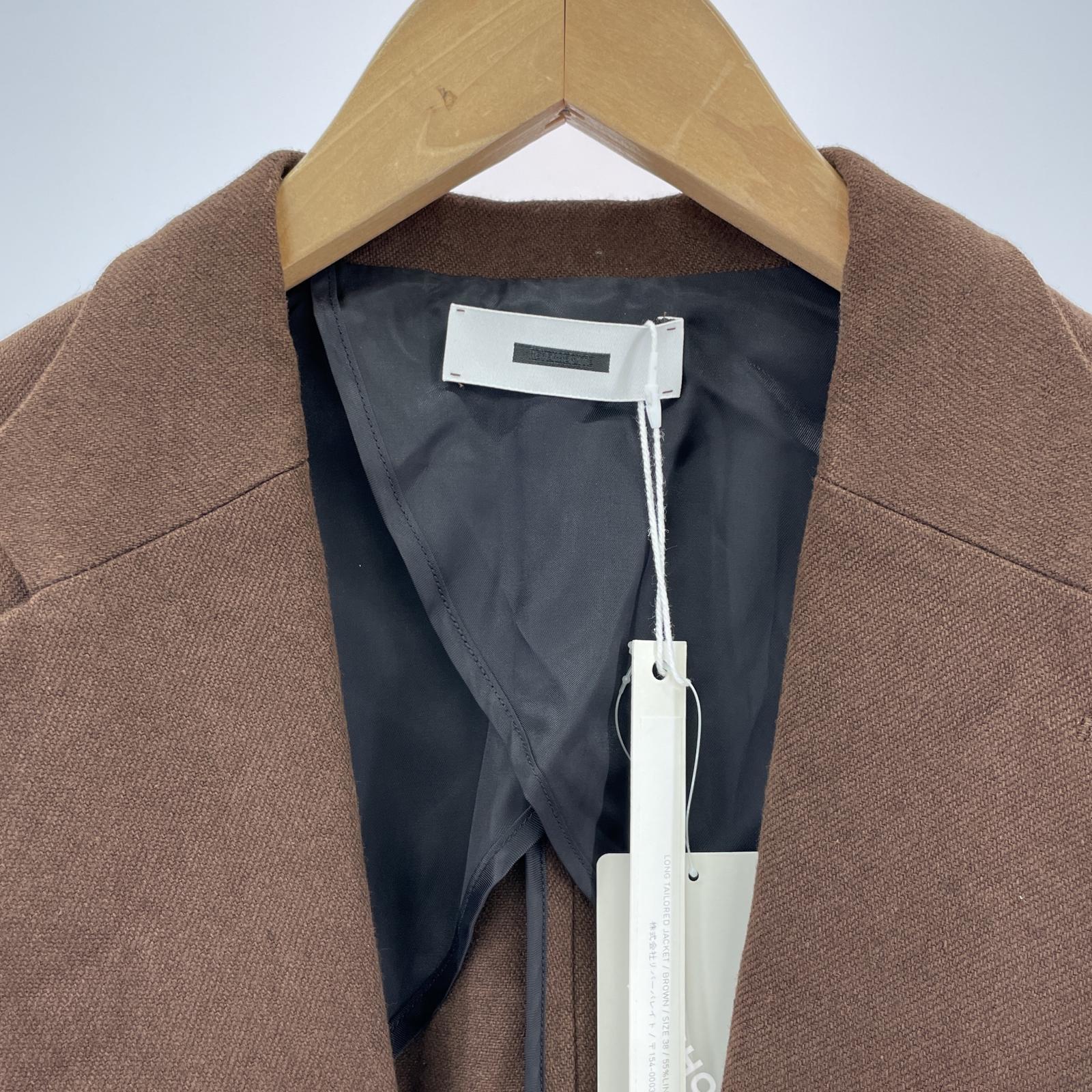 その他アウター REVERBERATExL'ECHOPPE　Long Tailored Jacket 38 38 ブラウン