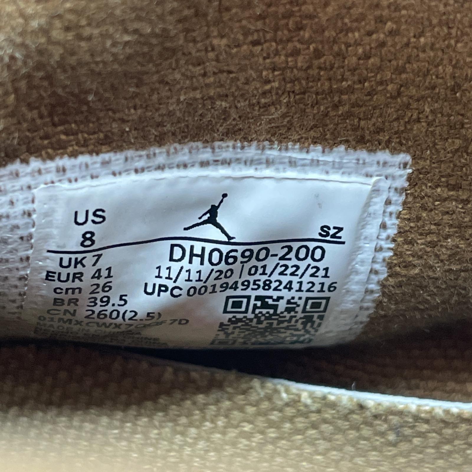 スニーカー Travis Scott × NIKE AIR JORDAN 6 26.0cm 26cm (US8 UK7 1/2 EU42) ブラウン