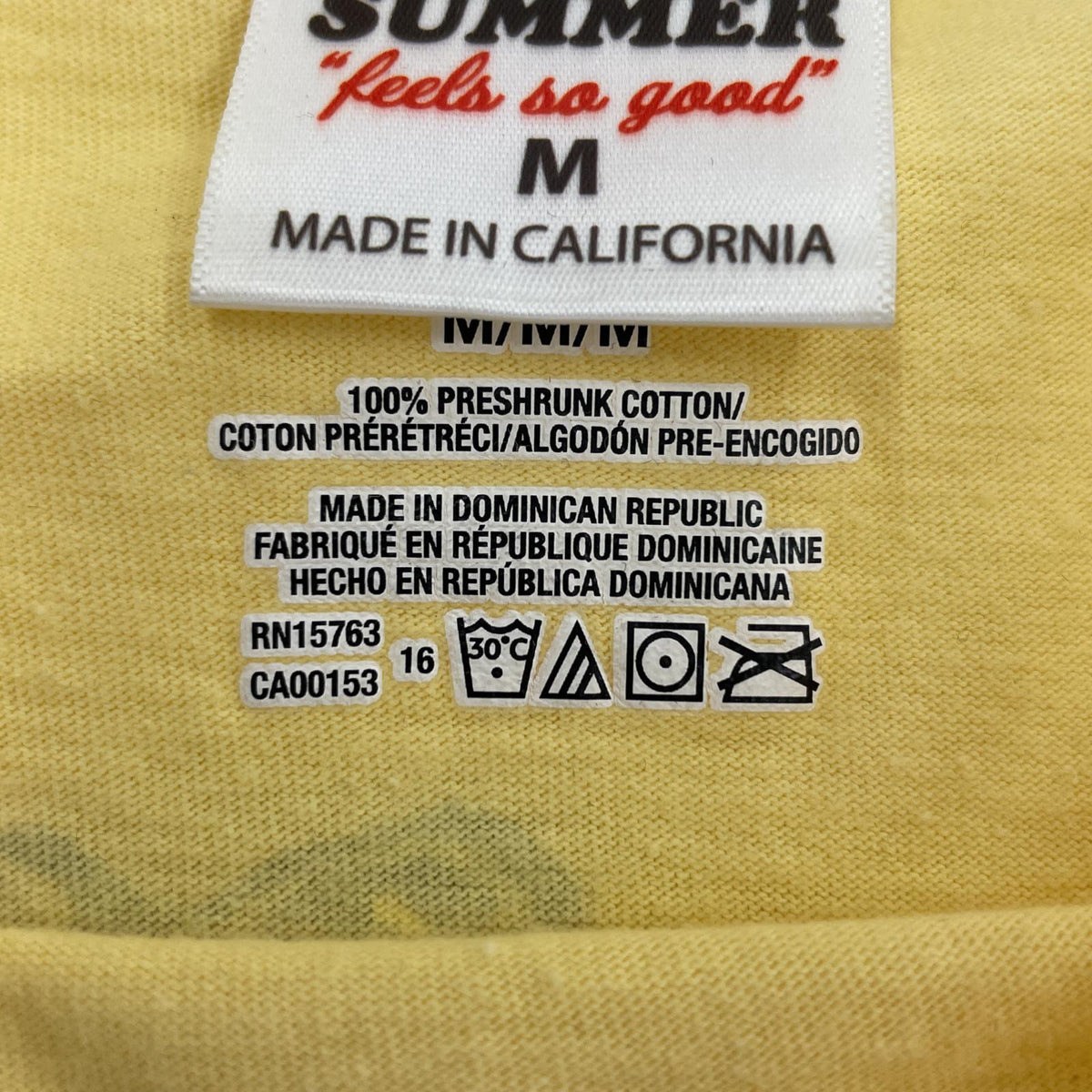 その他トップス BOYS OF SUMMER ピエロ プリント Tシャツ 黄 M M イエロー