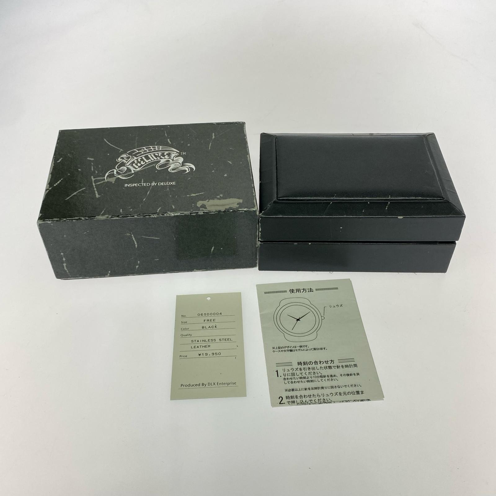 腕時計 DELUXE/スパイダー 腕時計 ブラック
