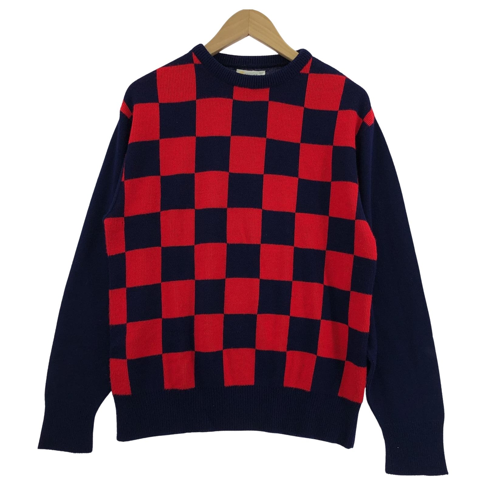 その他トップス Regent Row 70s タイルチェックニット M M