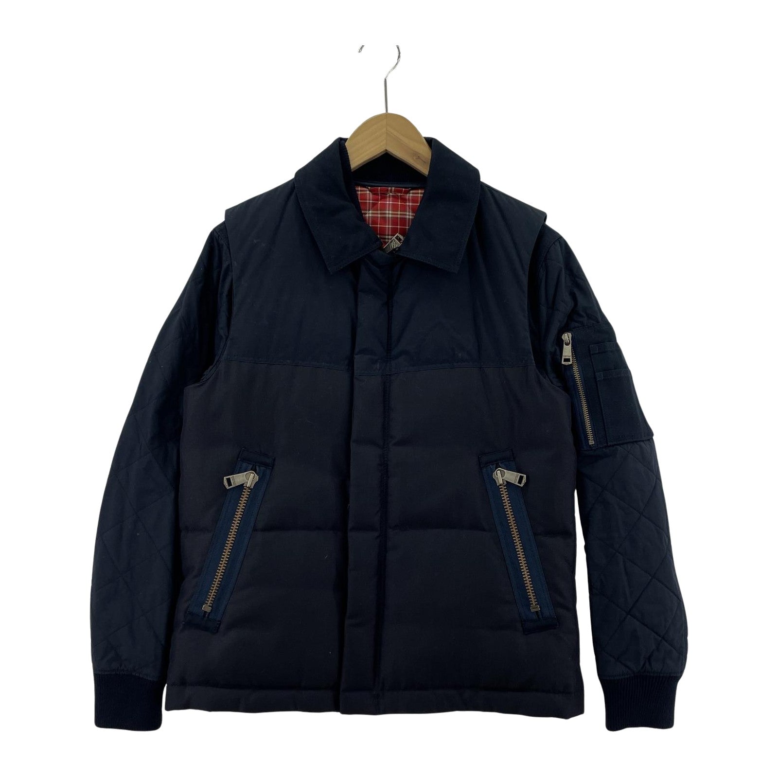 その他アウター BURBERRY BLACK LABEL/ダウンベスト/中綿キルティングジャケット/NYV M ネイビー