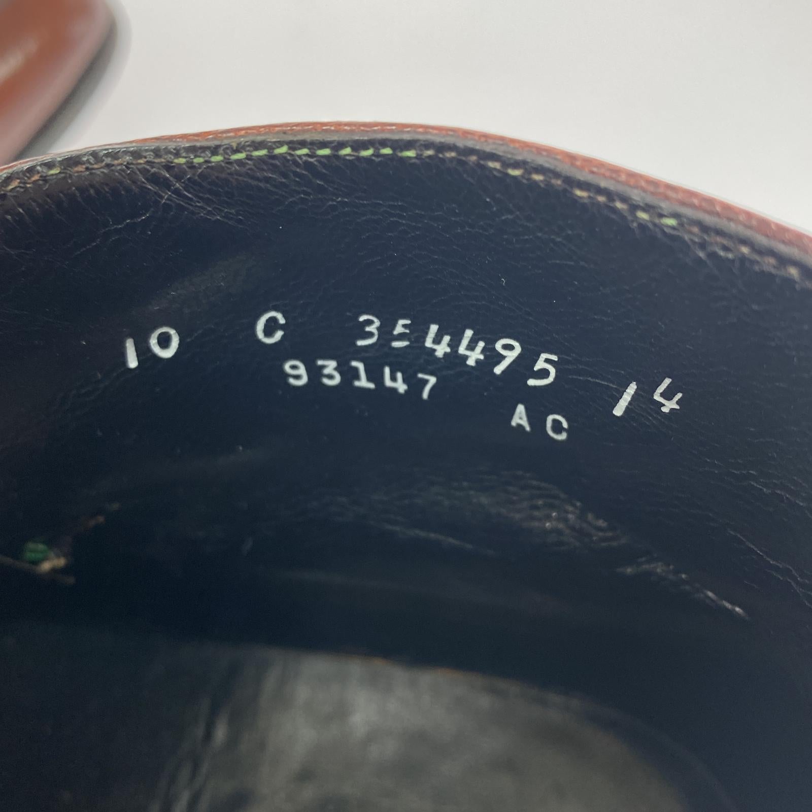 ブーツ FLORSHEIM IMPERIAL 80s ﾓﾝｸｽﾄﾗｯﾌﾟﾚｻﾞｰﾌﾞｰﾂ 10 ブラウン