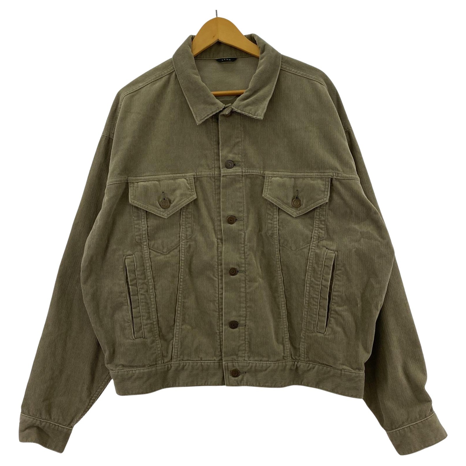 その他アウター LENO CORDUROY BIG TRUCKER JACKET(2) 2 カーキ