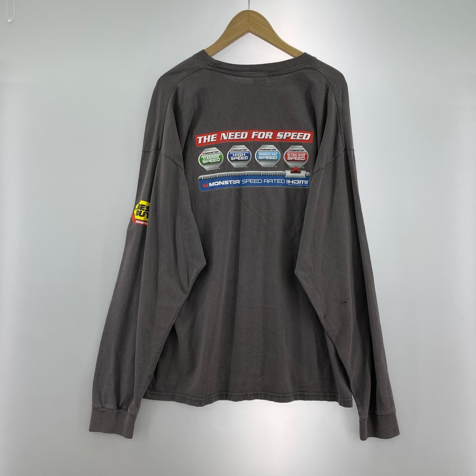 その他トップス 00s got 1080p? 企業 パロディ両面プリントL/STee 2XL グレー GILDAN グレー