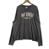 その他トップス 00s got 1080p? 企業 パロディ両面プリントL/STee 2XL グレー GILDAN グレー
