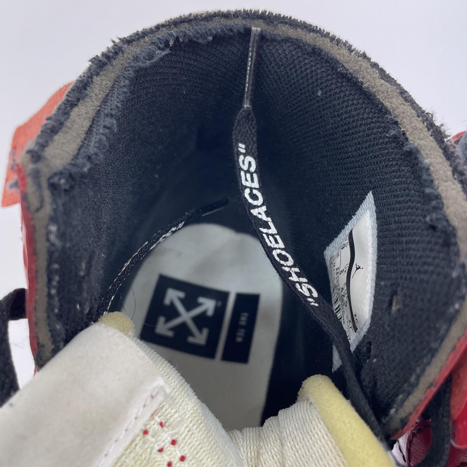 スニーカー NIKE×OFF WHITE Air Jordan 1 Retro High The Ten Chicago 27cm (US9 UK8 1/2 EU44)