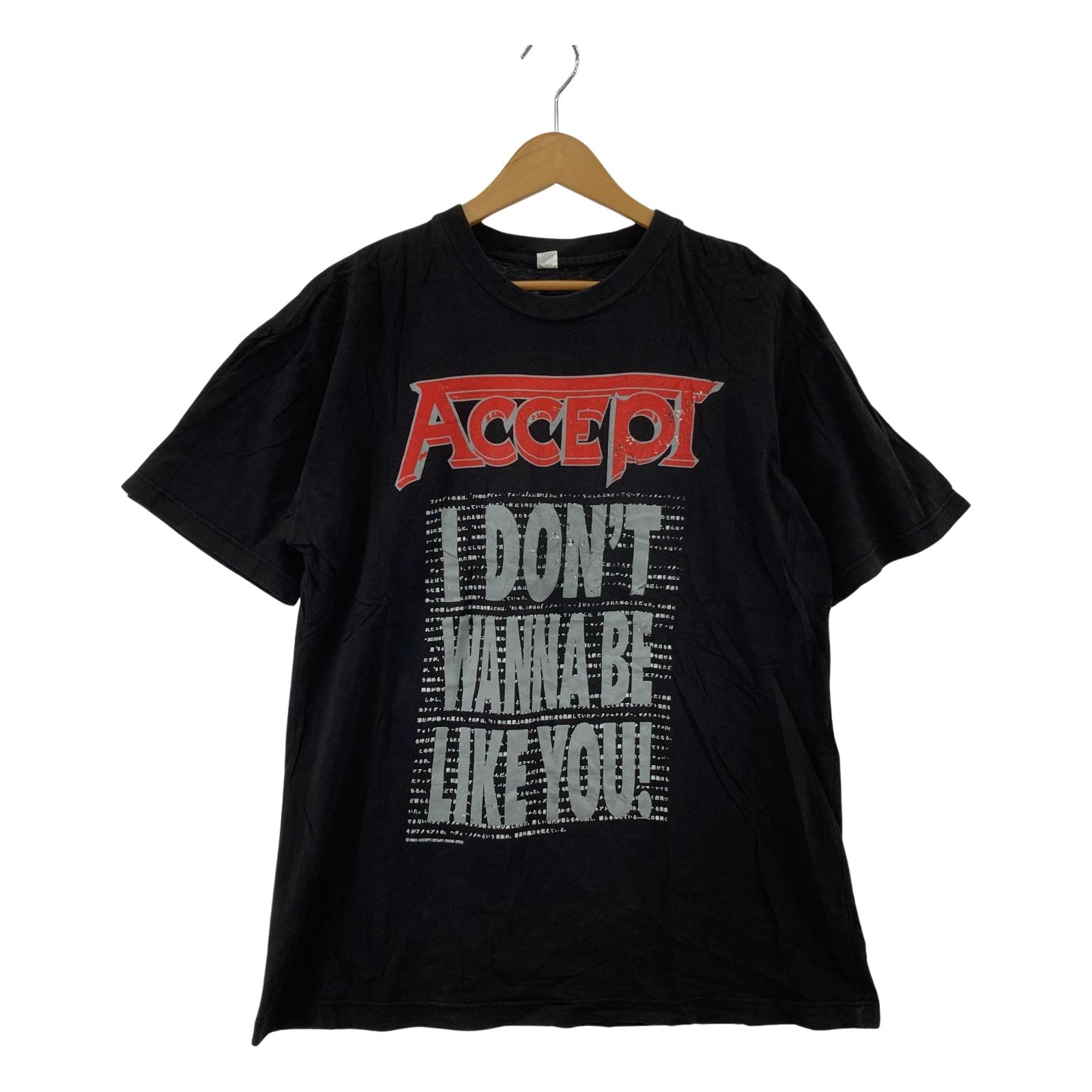 その他トップス ACCEPT 90s PREDATOR ジャパンツアー LL ブラック