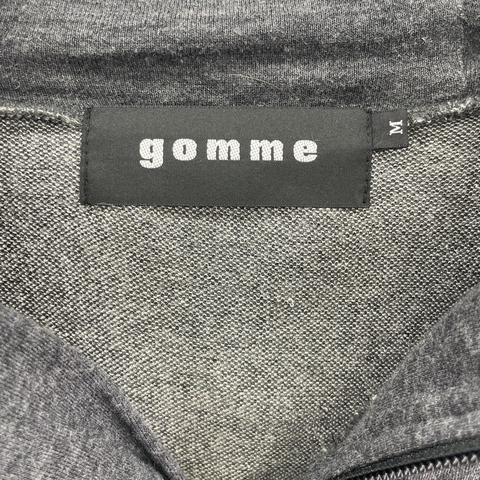 ワンピース gomme ロングパーカージップワンピース/グレー M グレー