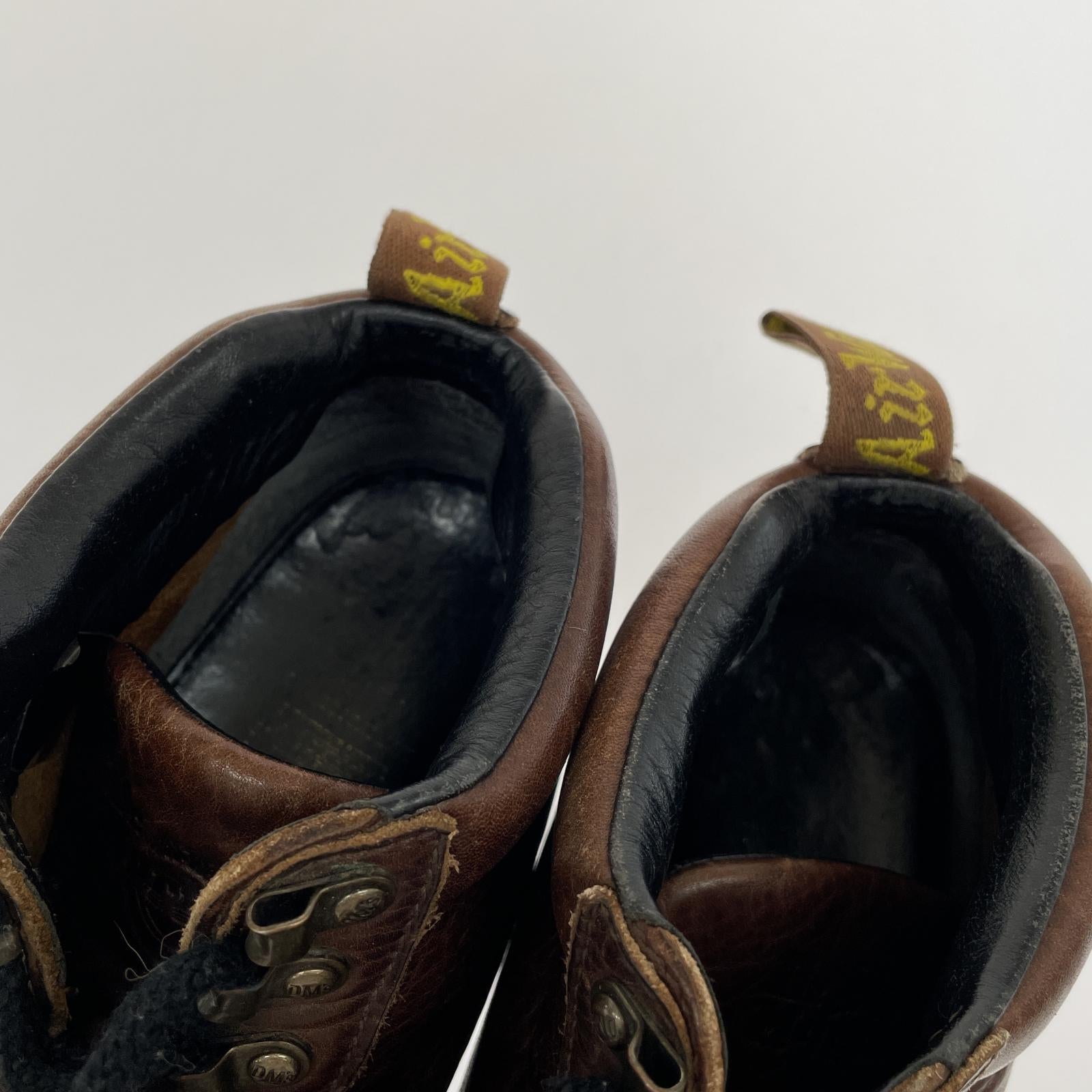 ブーツ Dr.Martens 8287 ｲﾝｸﾞﾗﾝﾄﾞ製 ﾚｻﾞｰﾌﾞｰﾂ 茶 ブラウン