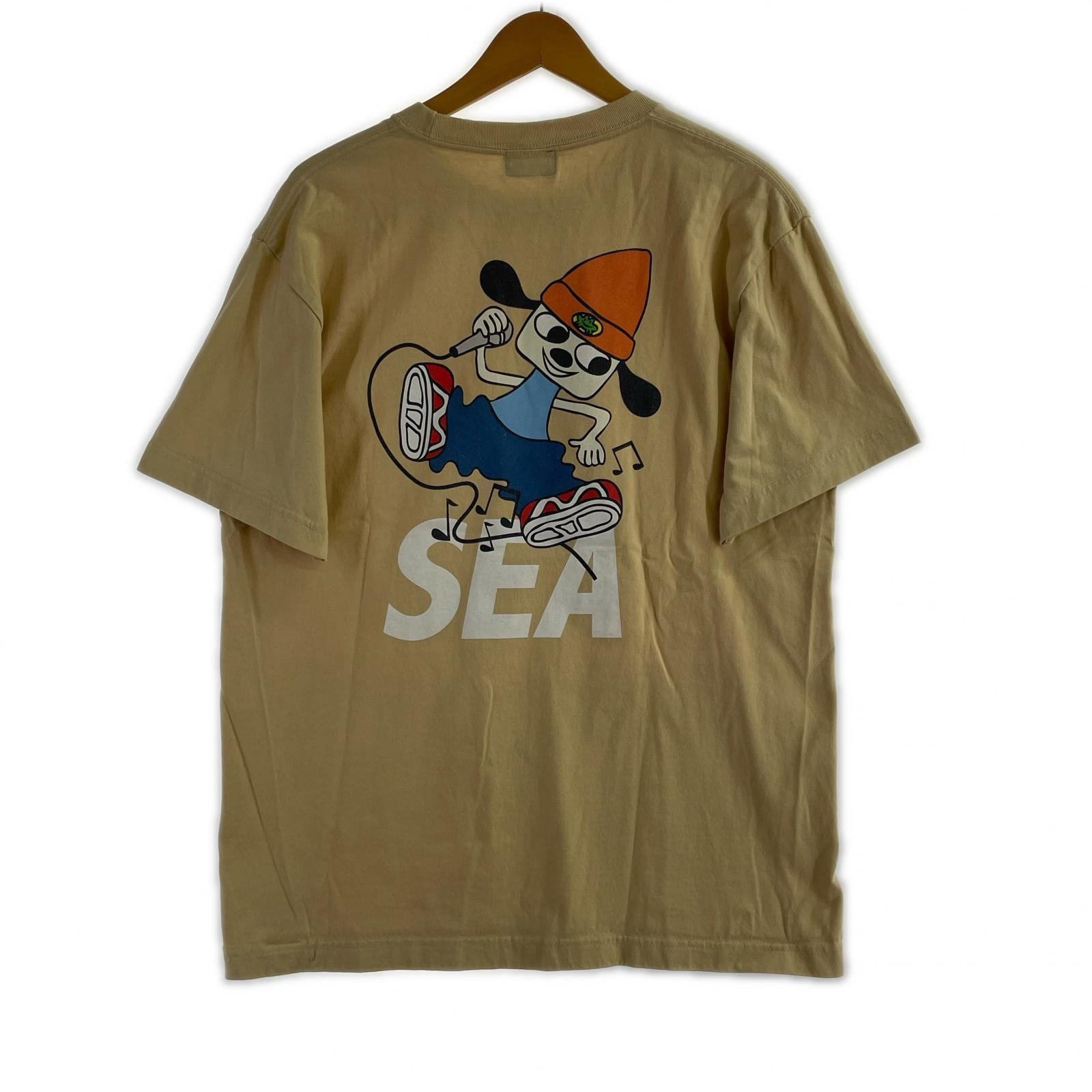 その他トップス WIND AND SEA パラッパラッパー Tシャツ M ベージュ