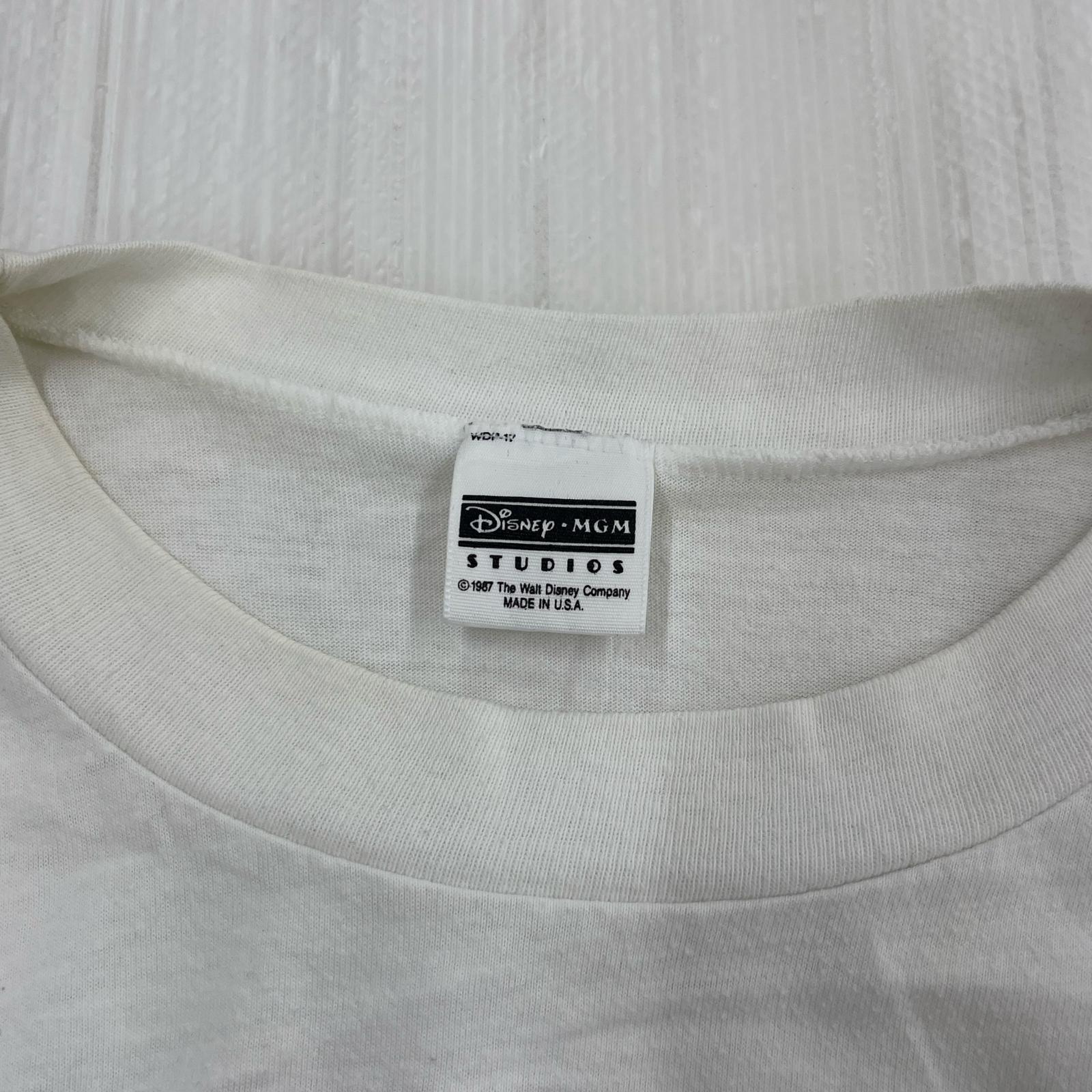 半袖Ｔシャツ 80s Disney MGM STUDIOS TEE ホワイト