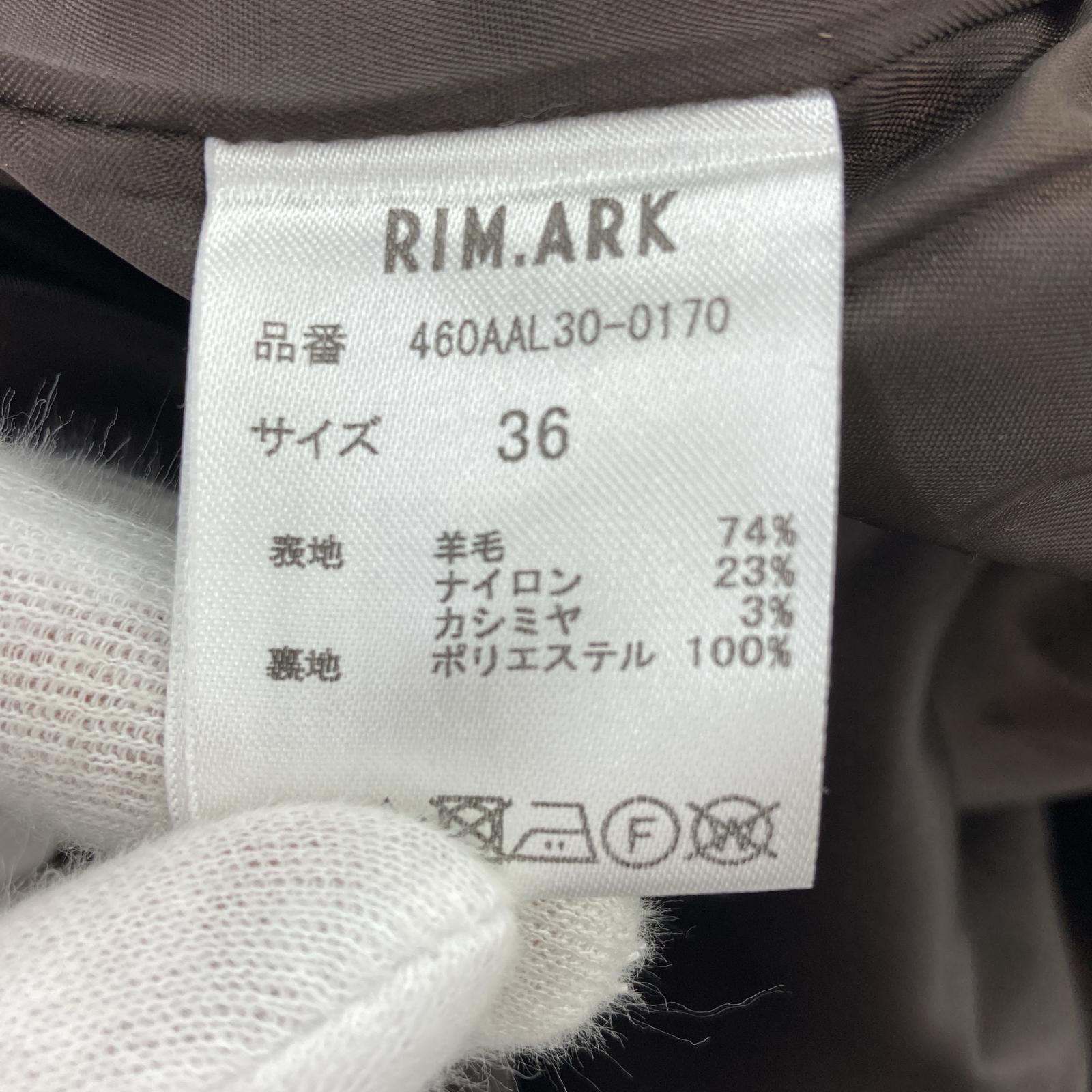 その他アウター RIM.ARK ｶｼﾐﾔ混ｳｰﾙﾀﾞﾌﾞﾙｺｰﾄ ﾌﾞﾗｳﾝ （36） ブラウン