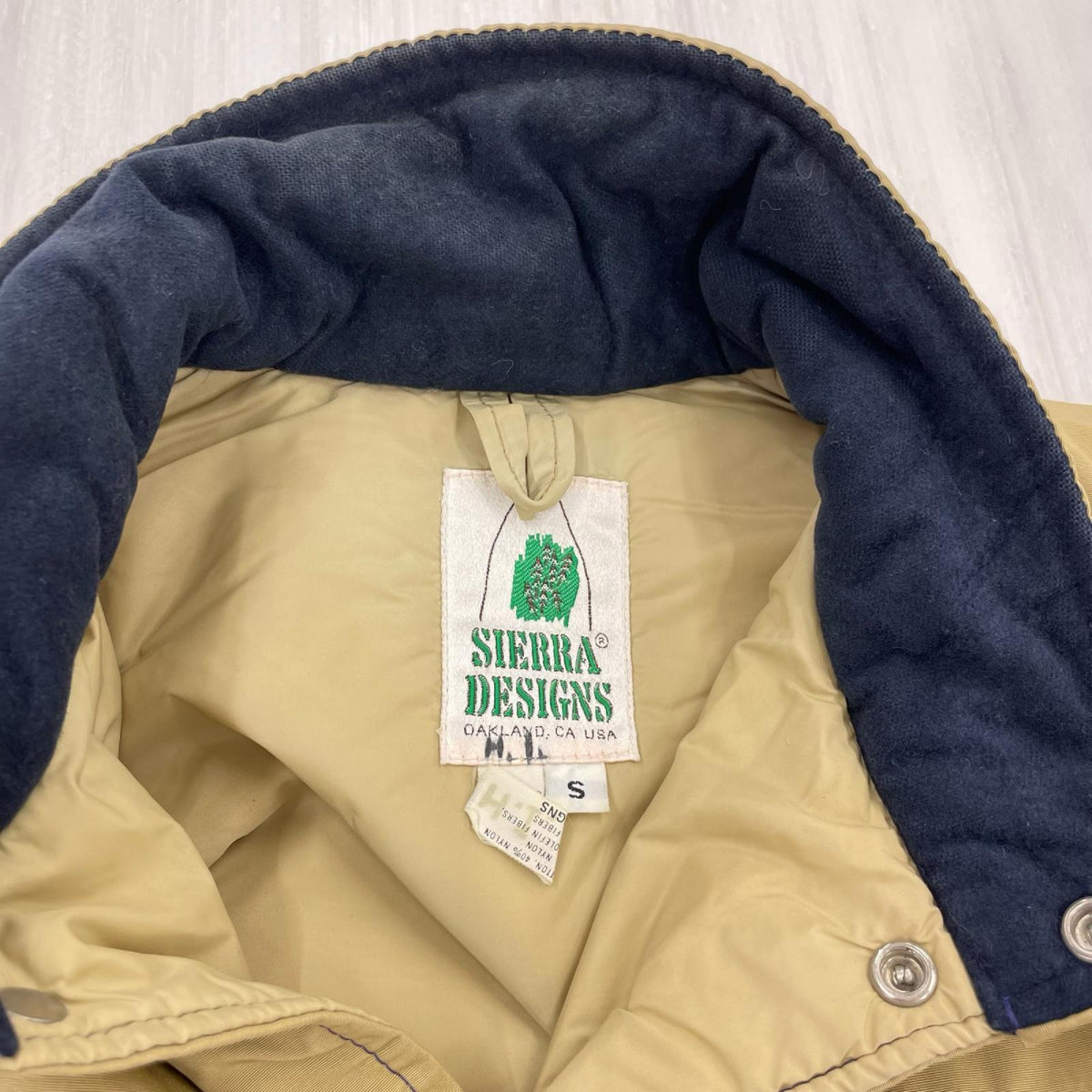 その他アウター 70s SIERRA DESIGNS 中綿ﾍﾞｽﾄ 紺 (S) S