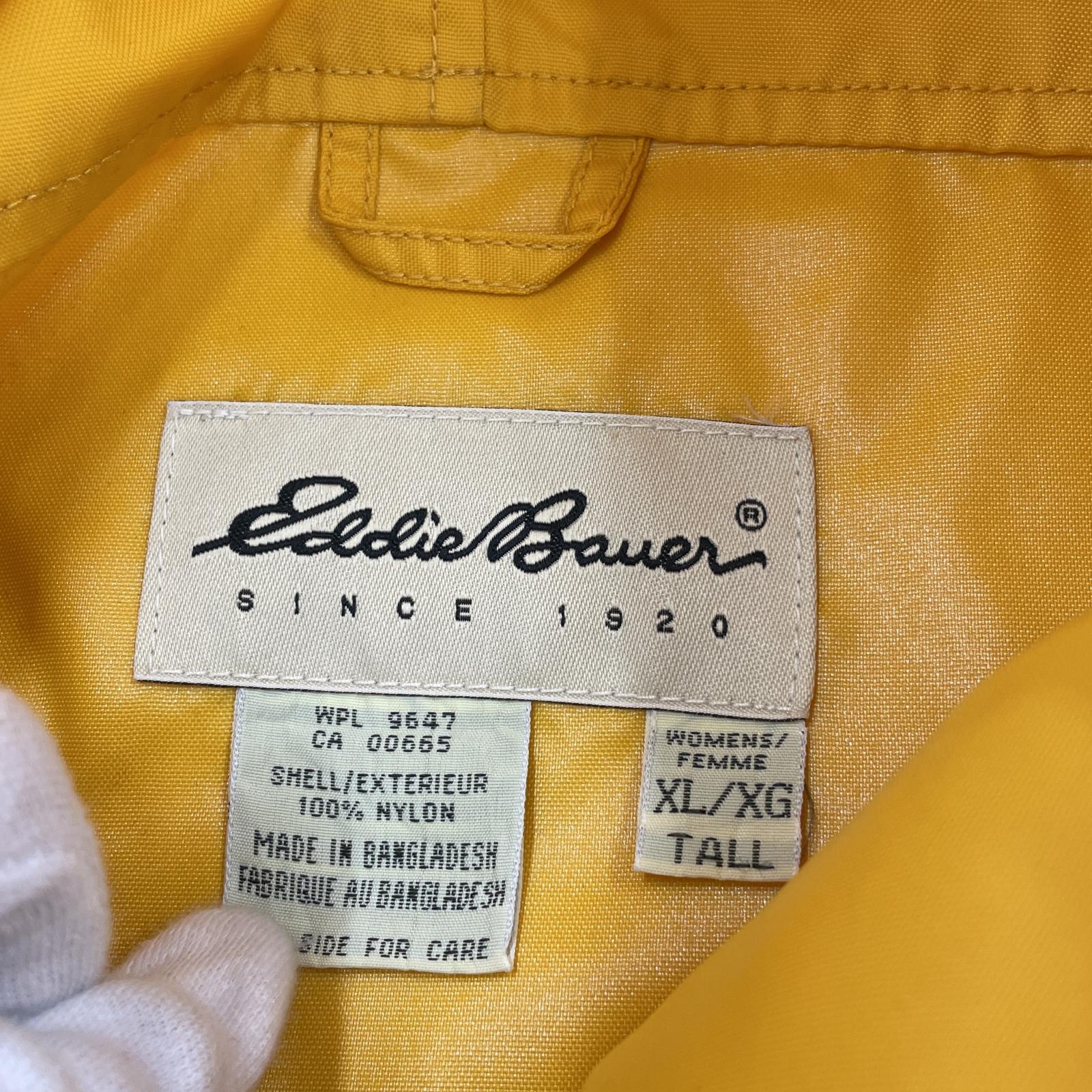 その他アウター Eddie Bauer OLD ウィンドブレーカー(XL LL イエロー