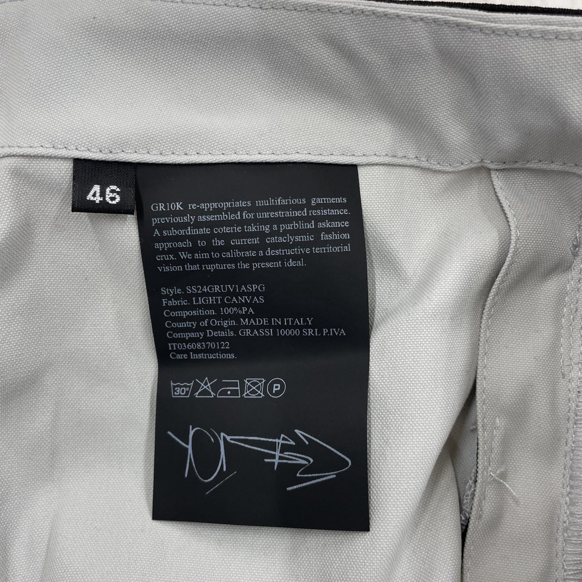 その他ボトムス GR10K 24SS ARC PANT MID LIGHT CANVAS ｱｰｸﾊﾟﾝﾂﾐｯﾄﾞ 46 ｸﾞﾚｰ 46 グレー