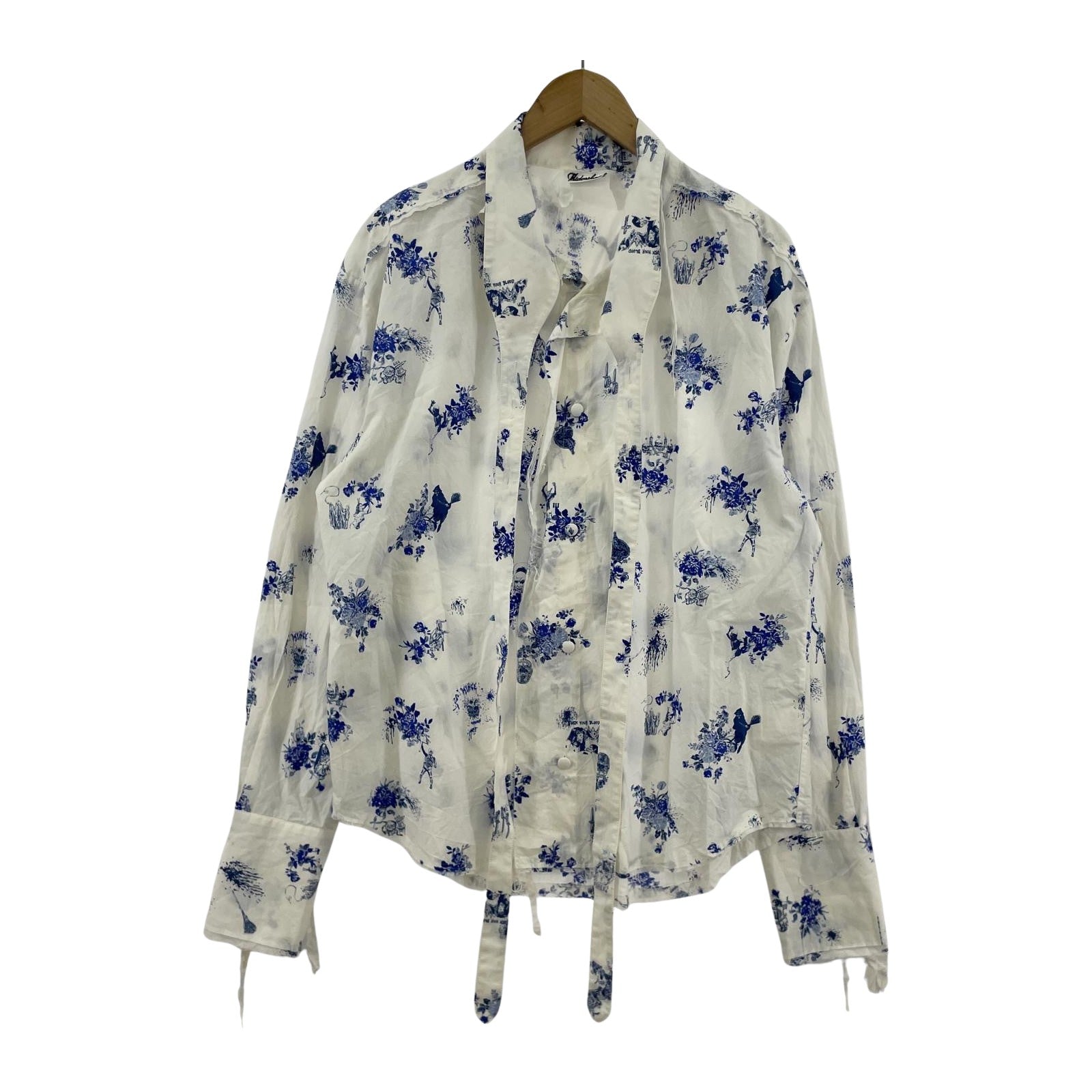 長袖シャツ Midorikawa 19SS PARANOID L/S SHIRTS ホワイト