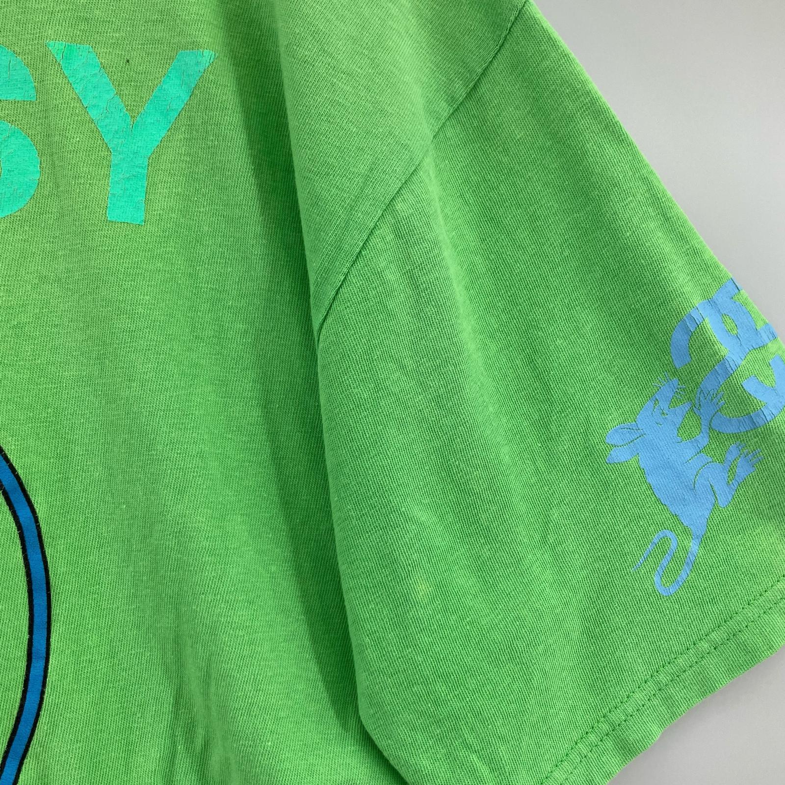 その他トップス STUSSY マルチプリントTee L 黄緑 L