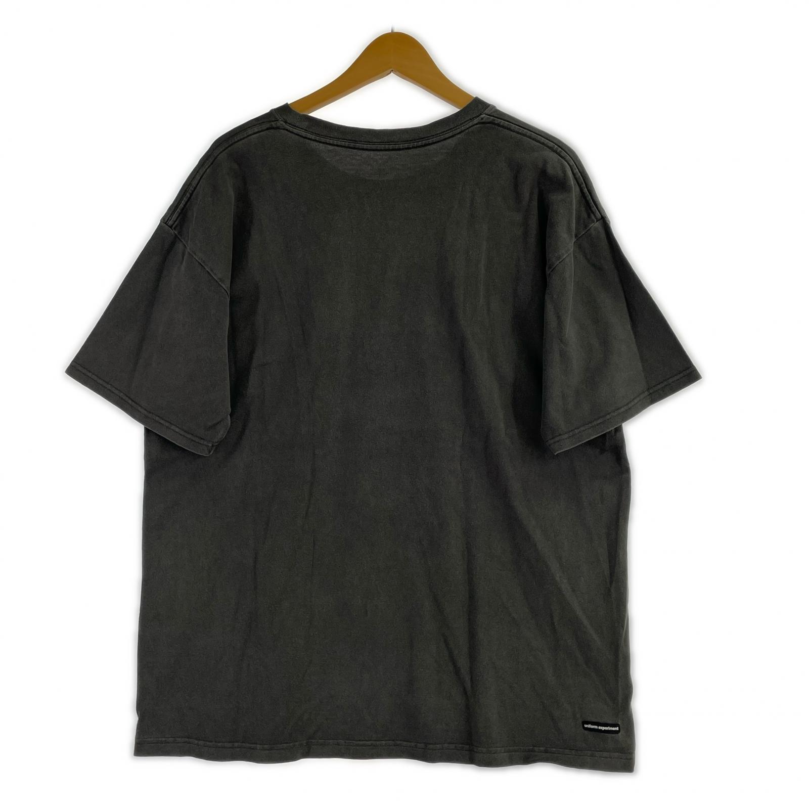 その他トップス uniform experiment ロゴS/Sカットソー 3 ブラック