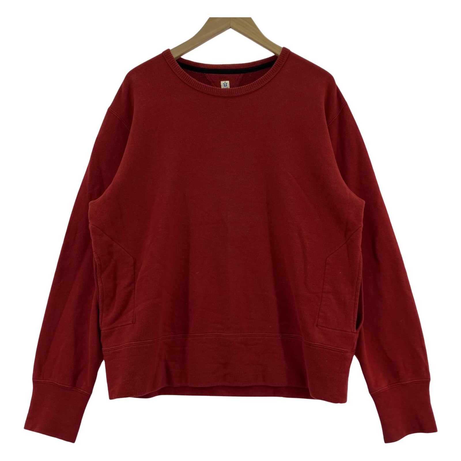 その他トップス hihihi ヒヒヒ コットン×ヘンプ スウェット(M) M レッド