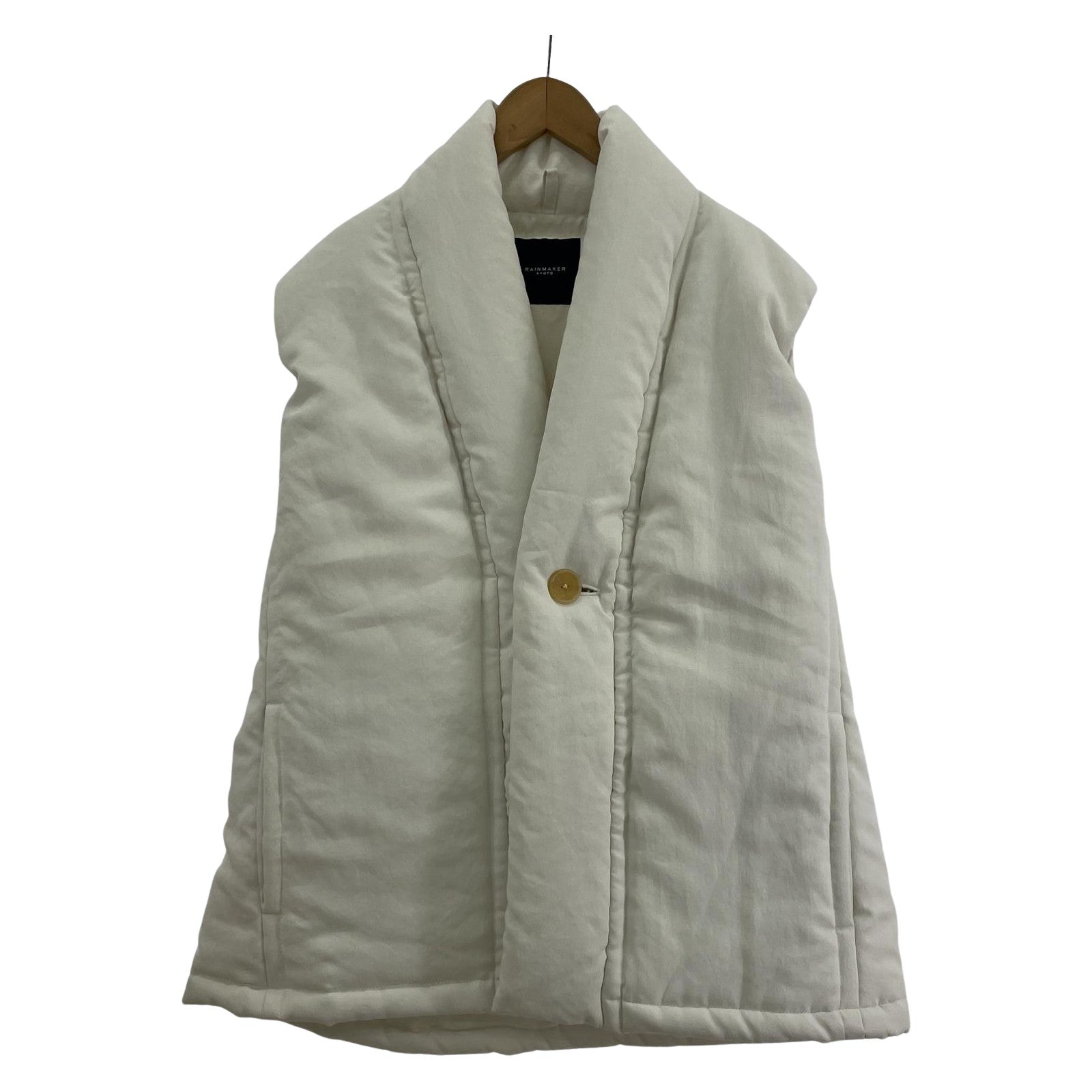 その他アウター RAINMAKER 22AW KYOTO INSULATED ORIENTAL VEST 中綿ベスト 46 46 ホワイト