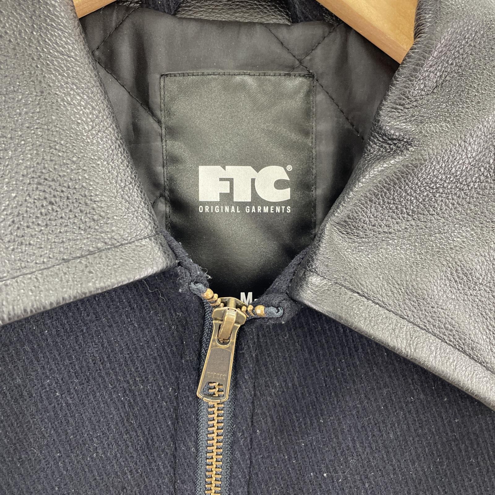その他アウター FTC 21AW ｼﾞｯﾌﾟｱｯﾌﾟ ｳｰﾙｼﾞｬｹｯﾄ 青 (M) M ブラック