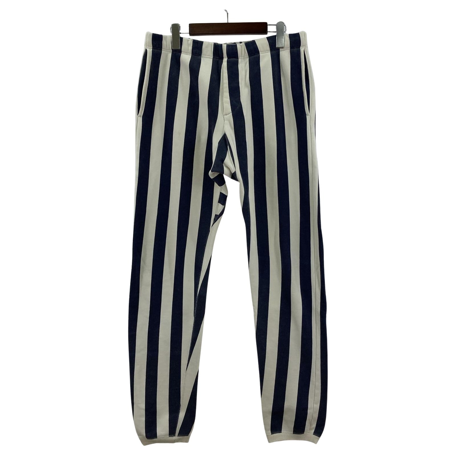 その他ボトムス AFFA ストライプパンツ ネイビー×ホワイト M