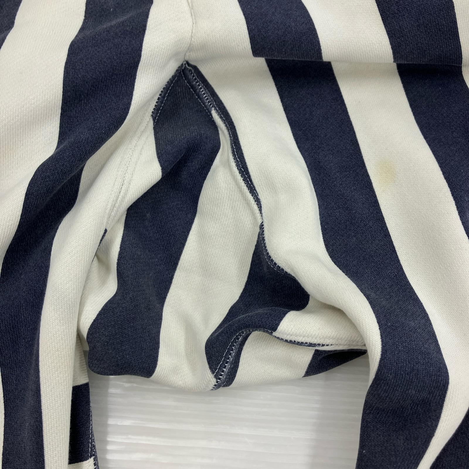 その他ボトムス AFFA ストライプパンツ ネイビー×ホワイト M