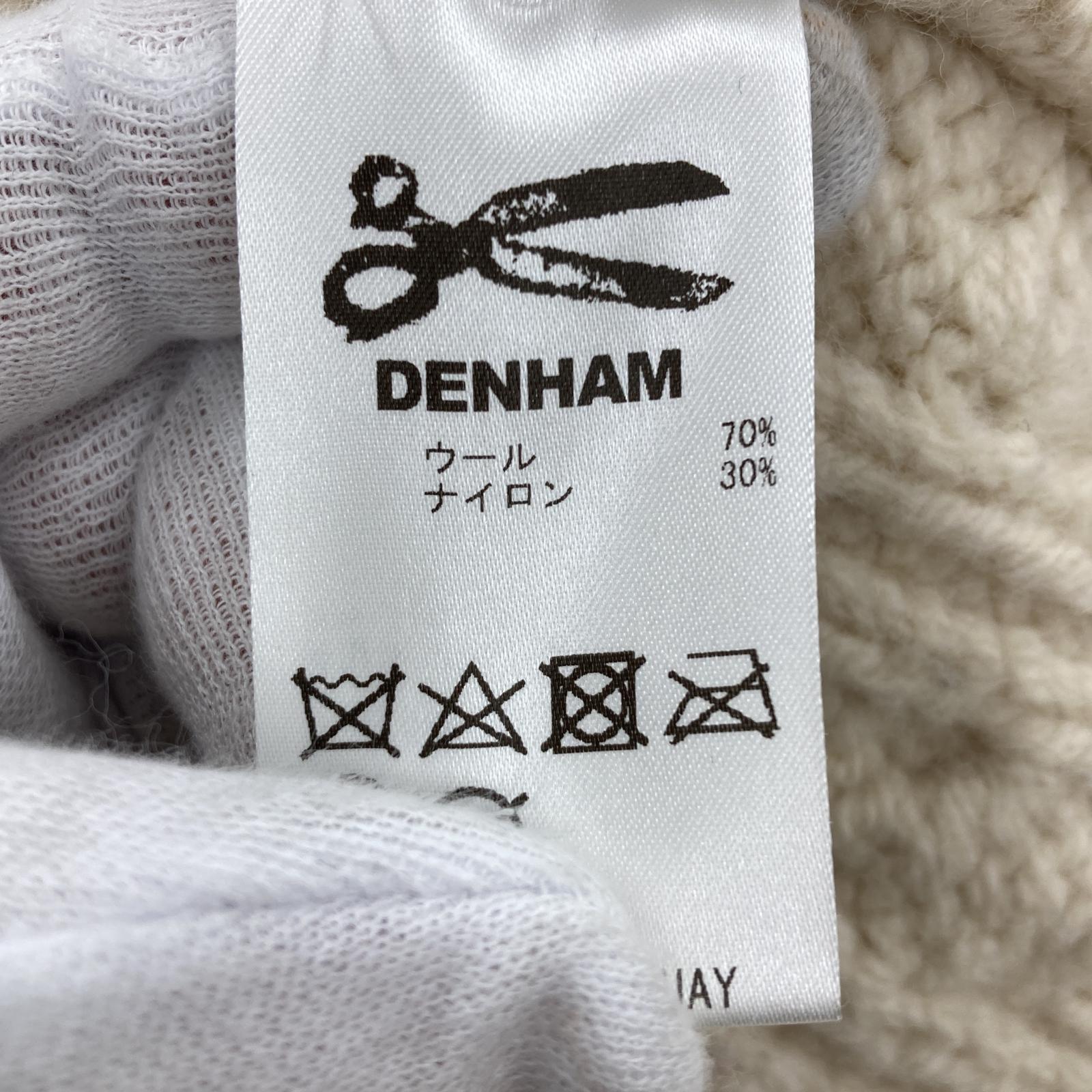 その他トップス DENHAM HVAN KNIT CMB ｸﾙｰﾈｯｸﾆｯﾄ L ホワイト