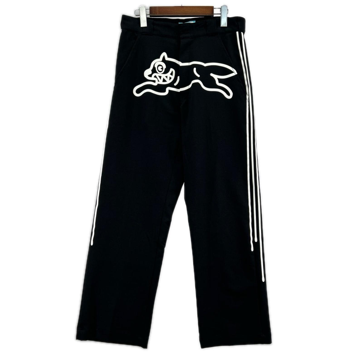 その他ボトムス ICECREAM 24SS TROUSER PANTS DRIP ｻｲﾄﾞﾗｲﾝﾊﾟﾝﾂ ﾌﾞﾗｯｸ S ブラック