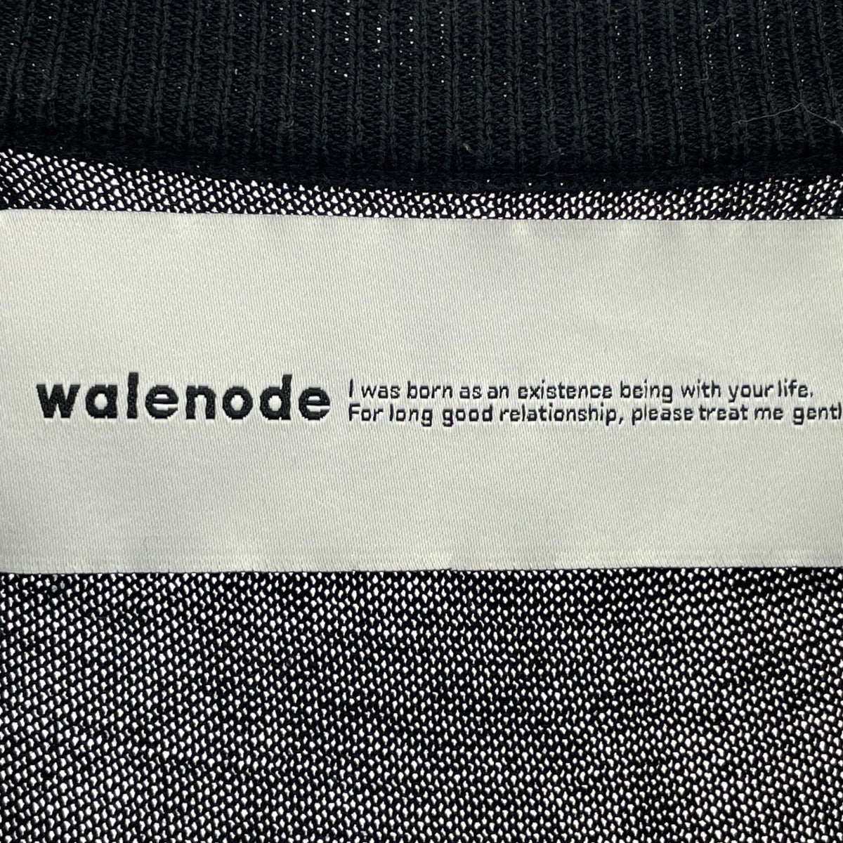その他トップス walenode SSニットカットソー ブラック