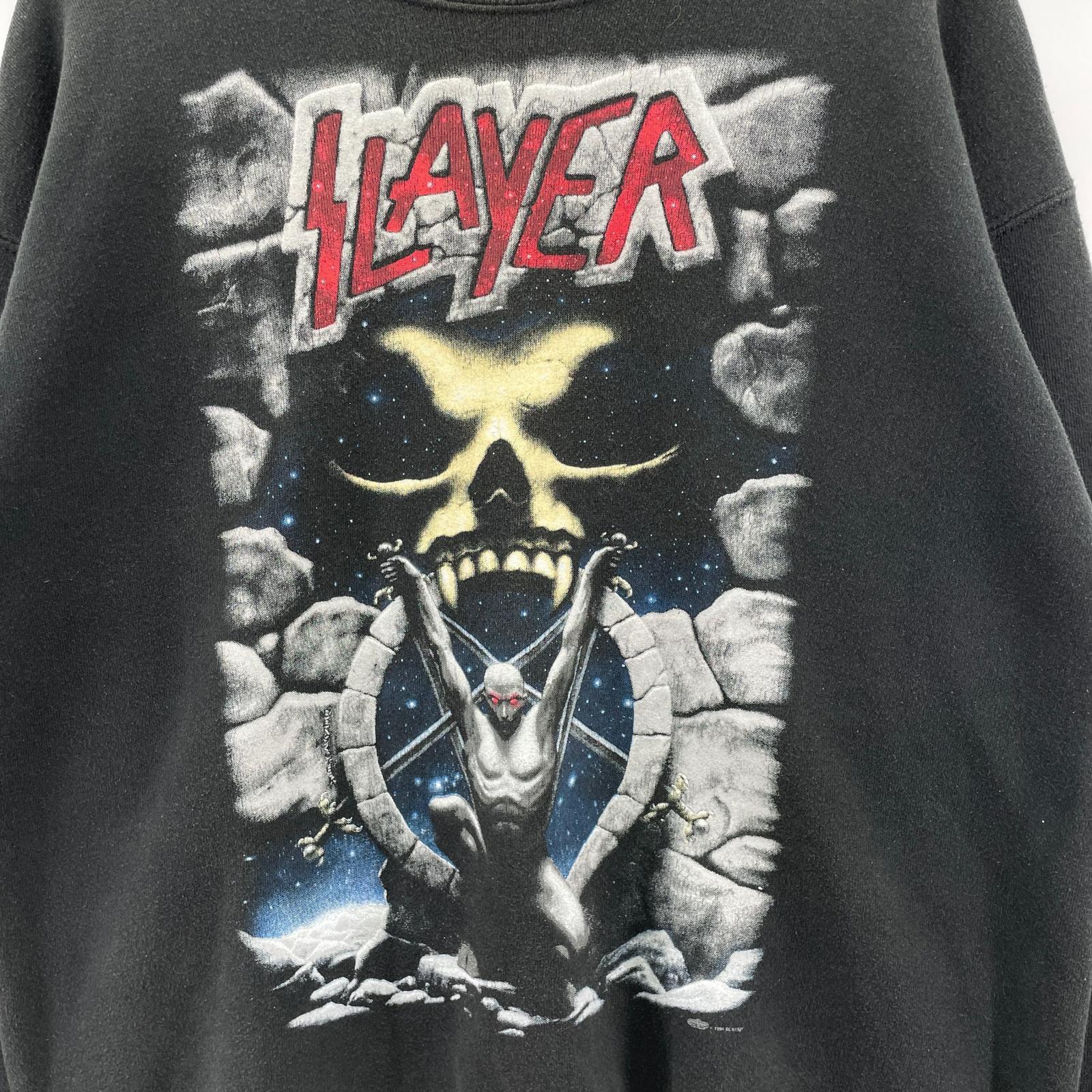 その他トップス SLAYER 90s Lee ボディ LIVE INTRUSION スウェット M M ブラック