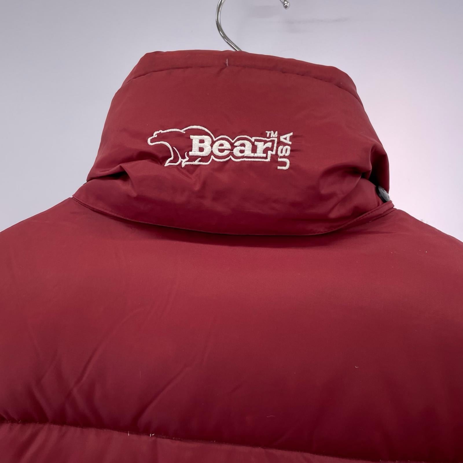 その他アウター BEAR ﾀﾞｳﾝｼﾞｬｹｯﾄ 赤 M レッド