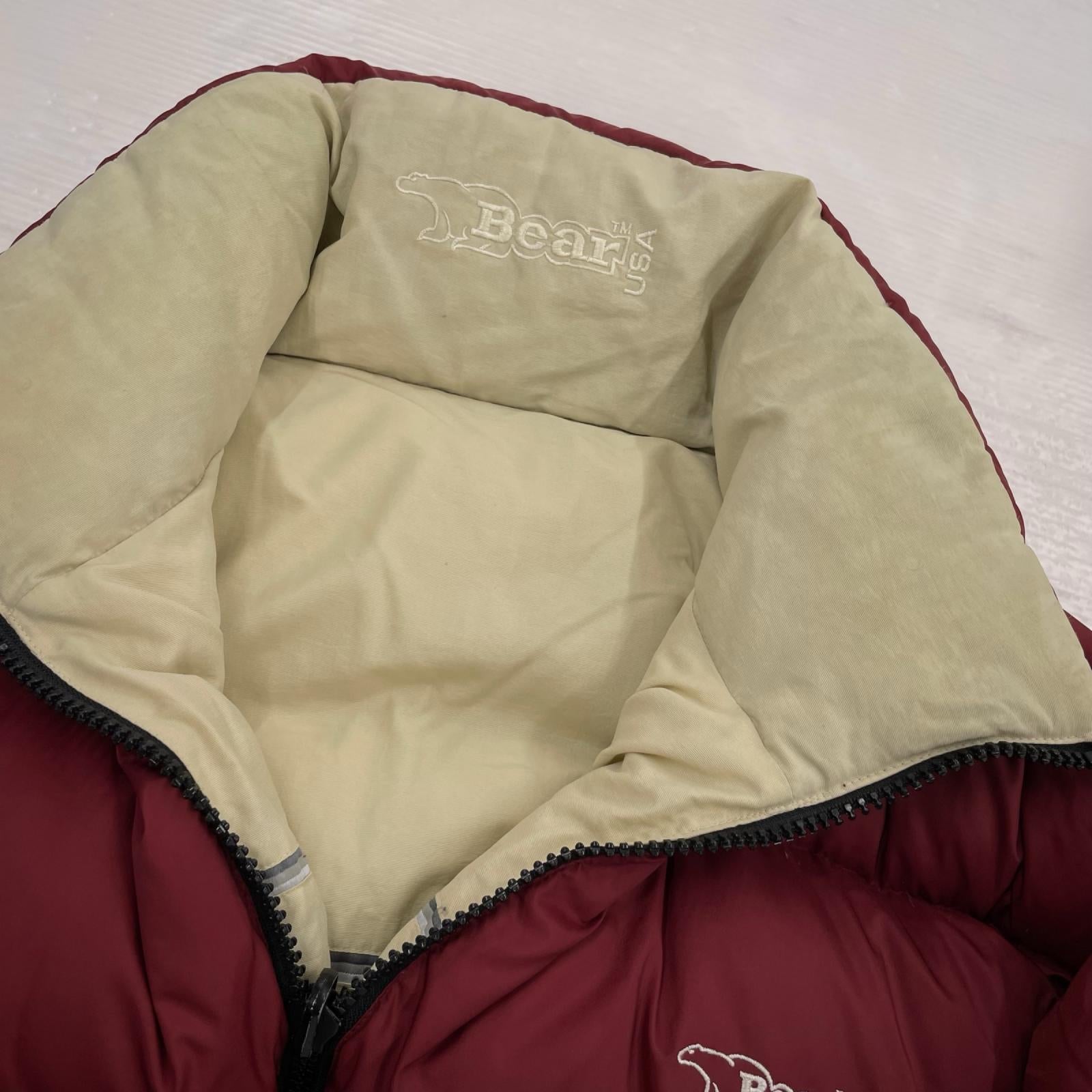 その他アウター BEAR ﾀﾞｳﾝｼﾞｬｹｯﾄ 赤 M レッド