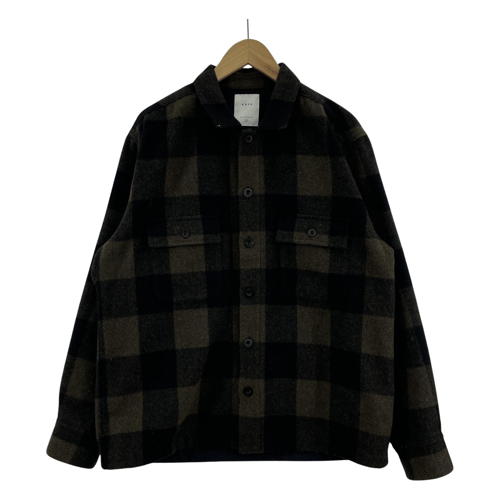 その他アウター KAJA WOOL BUFFALO CHECK CPO JACKET 2