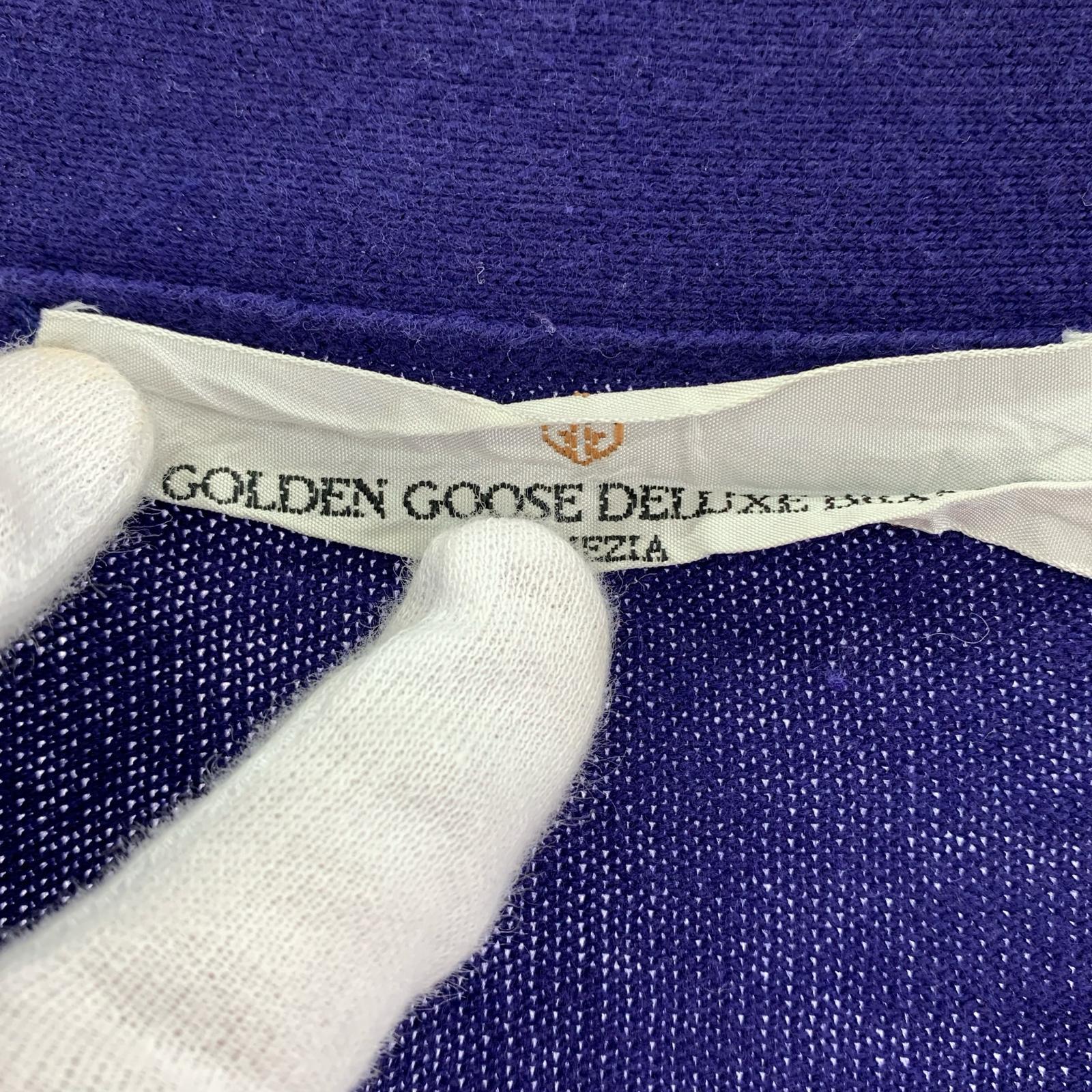 その他トップス GOLDEN GOOSE ニットカーディガン 青 パープル