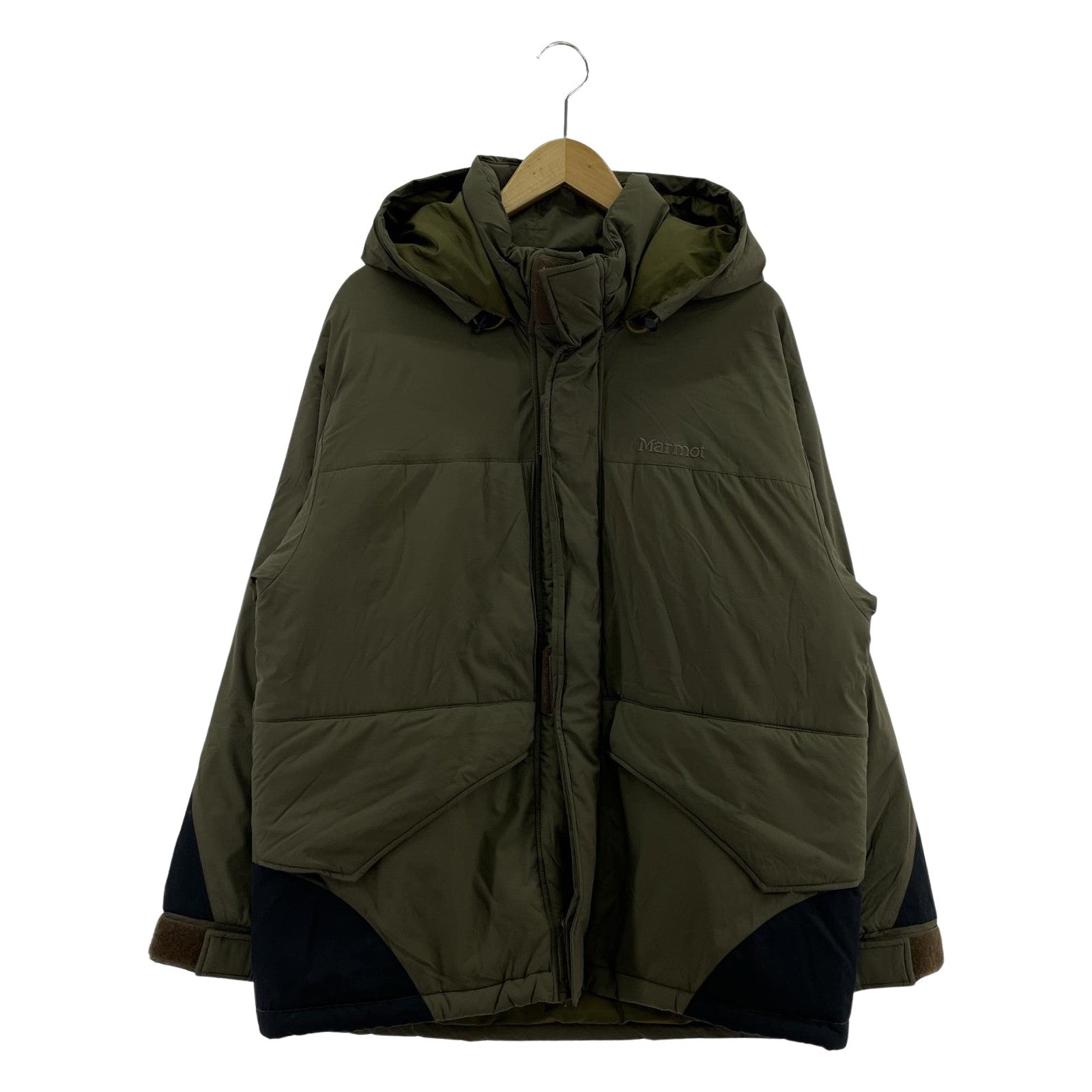 その他アウター MARMOT 中綿ジャケット (S) S カーキ