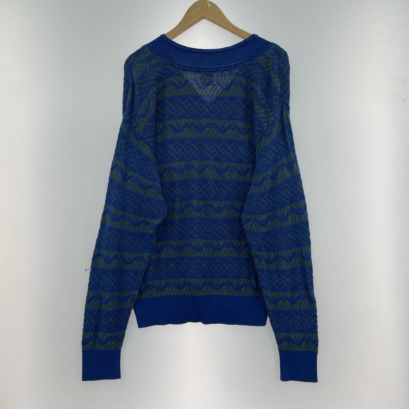 その他トップス Modigliani ｲﾀﾘｱ製 ﾆｯﾄｾｰﾀｰ ﾌﾞﾙｰ (L) L ブルー